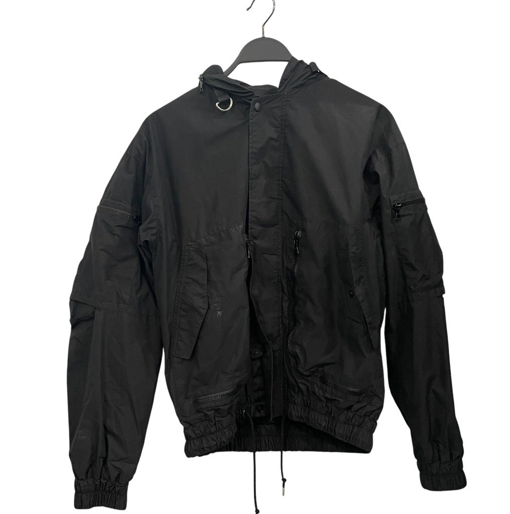 JOHN ELLIOTT/Windbreaker/XS/Nylon/BLK/Black Parachute Windbreaker view 1