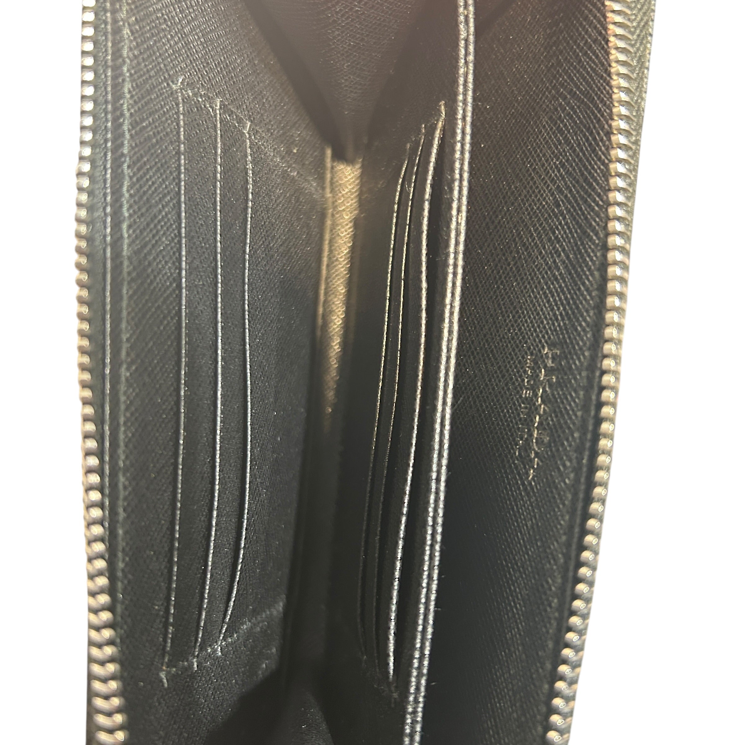 PRADA/Long Wallet/Leather/BLK/Long Wallet view 4
