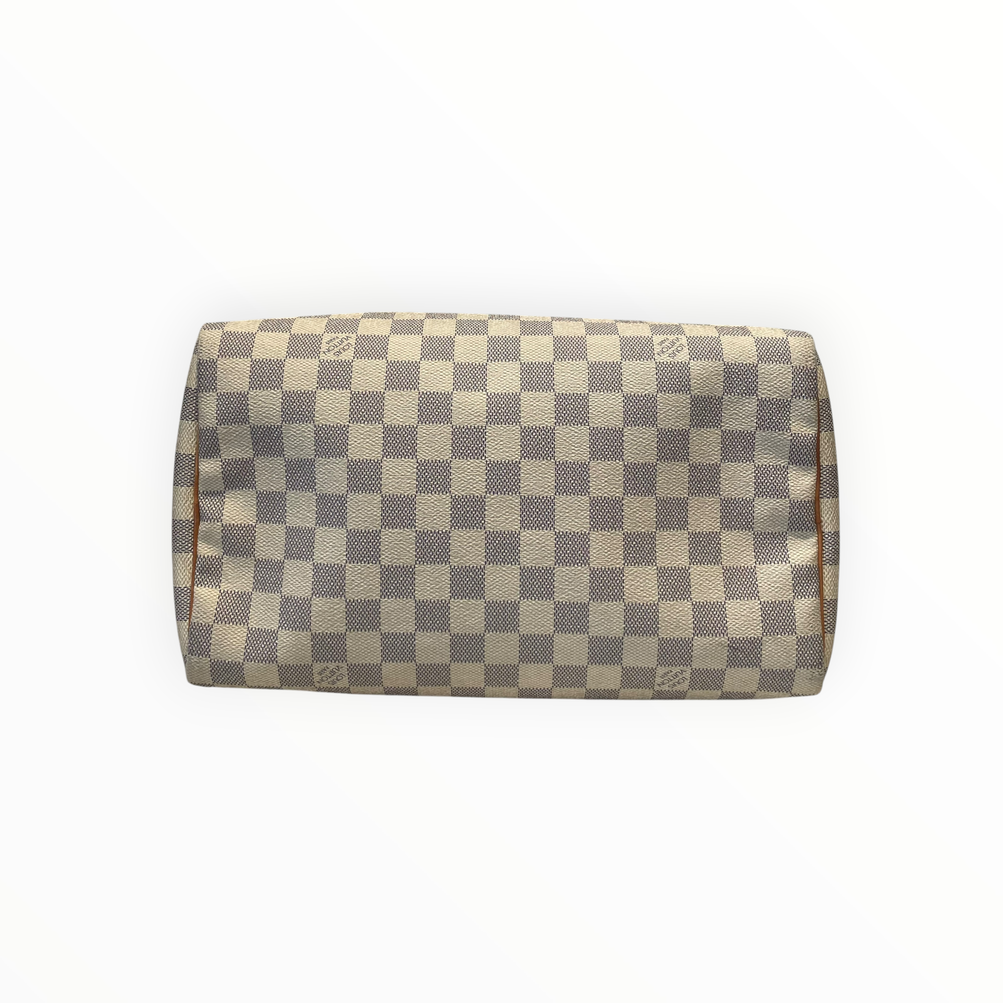 LOUIS VUITTON/Hand Bag/Leather/CRM/LV Speedy 35 Damier Azur view 3