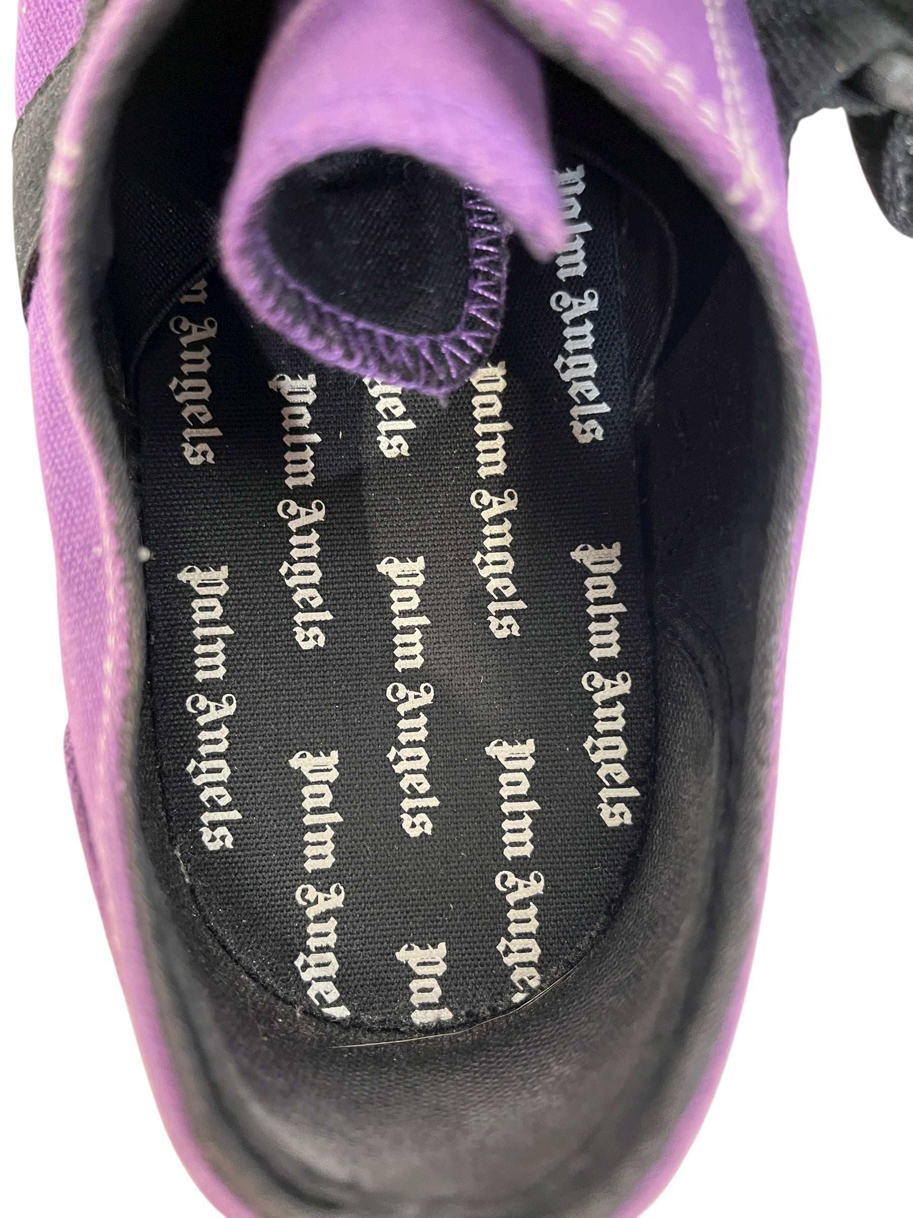 Palm Angels/Low-Sneakers/US 12/Cotton/PPL/Velcro Straps view 3