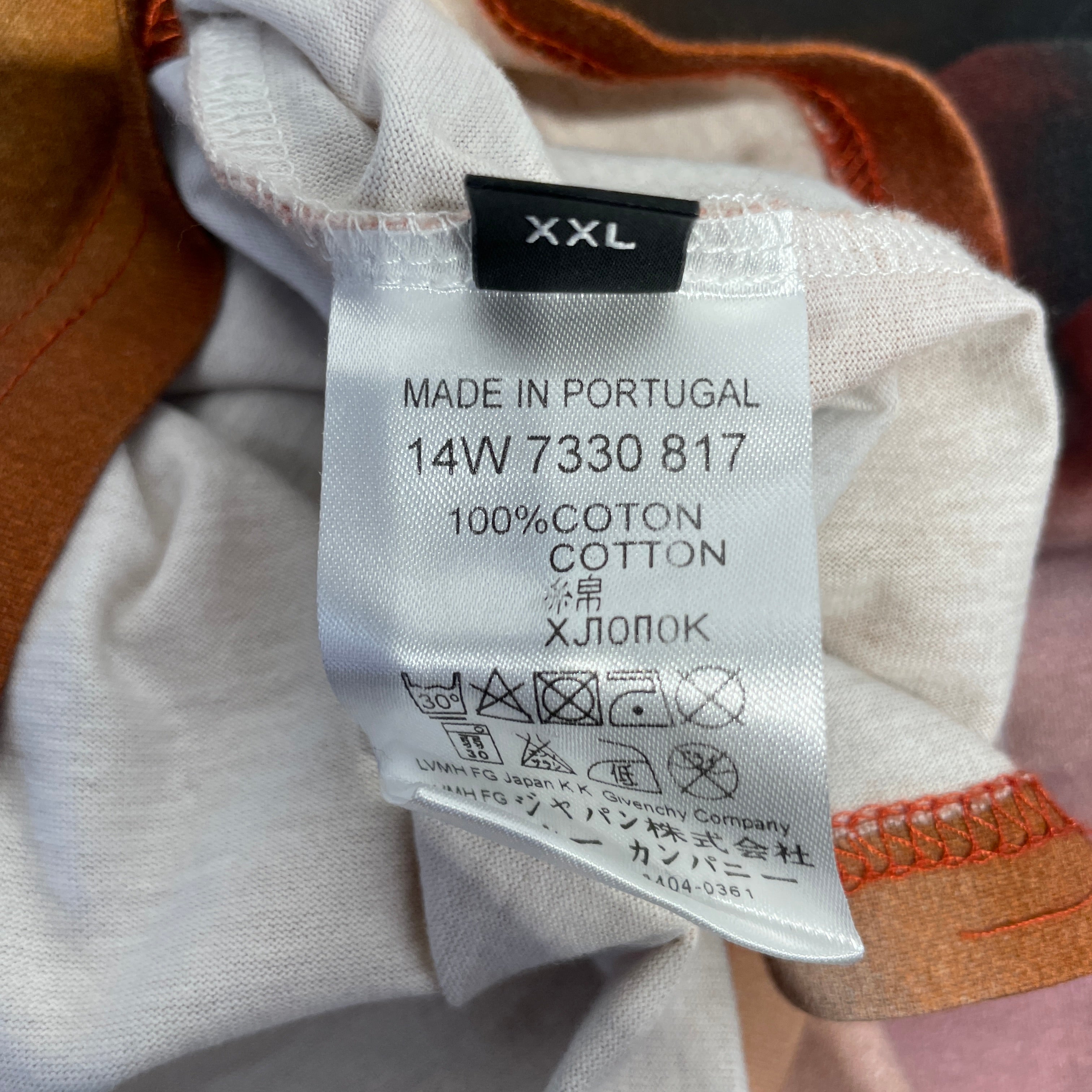 GIVENCHY/T-Shirt/XXL/Cotton/MLT/All Over Print/TAN view 3