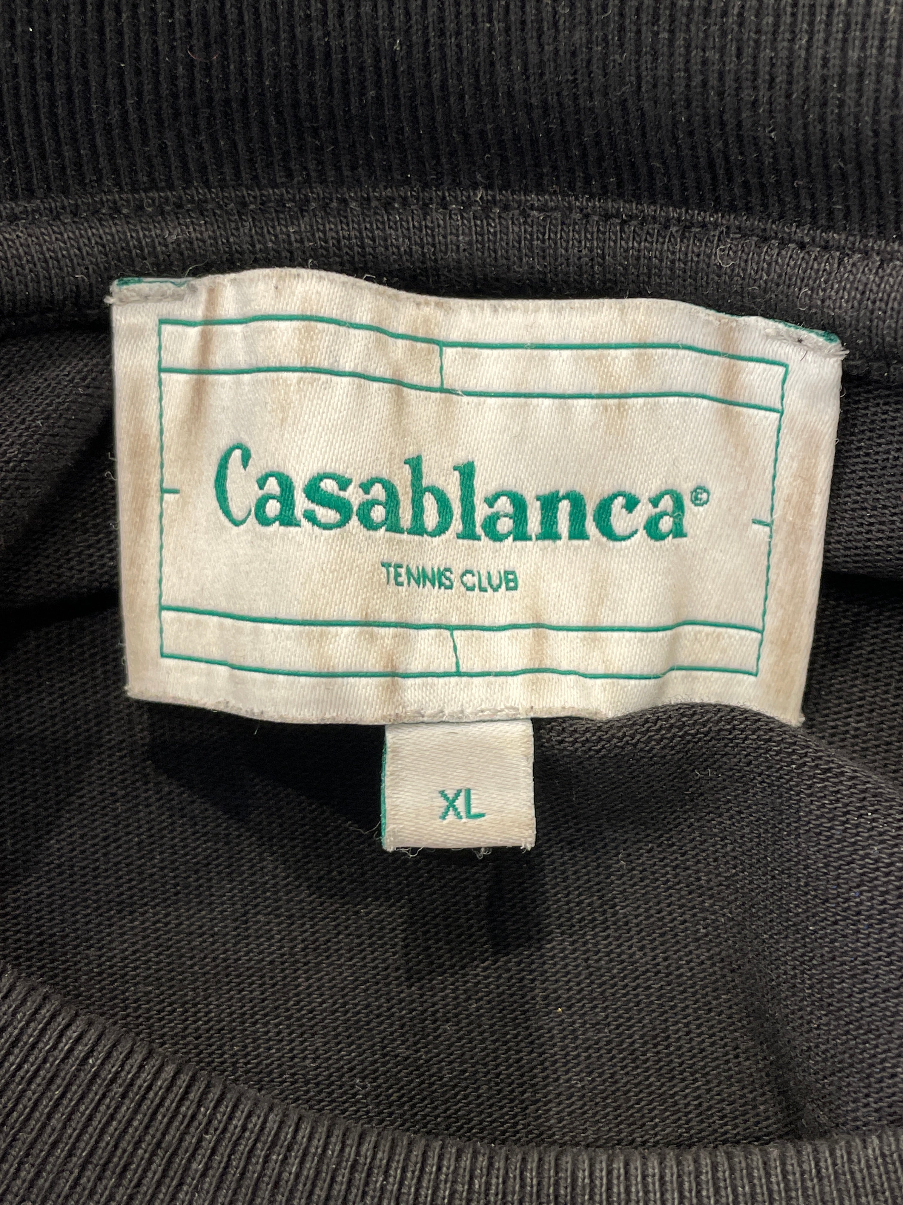 CASABLANCA/T-Shirt/XL/Cotton/BLK/DOORWAY view 4
