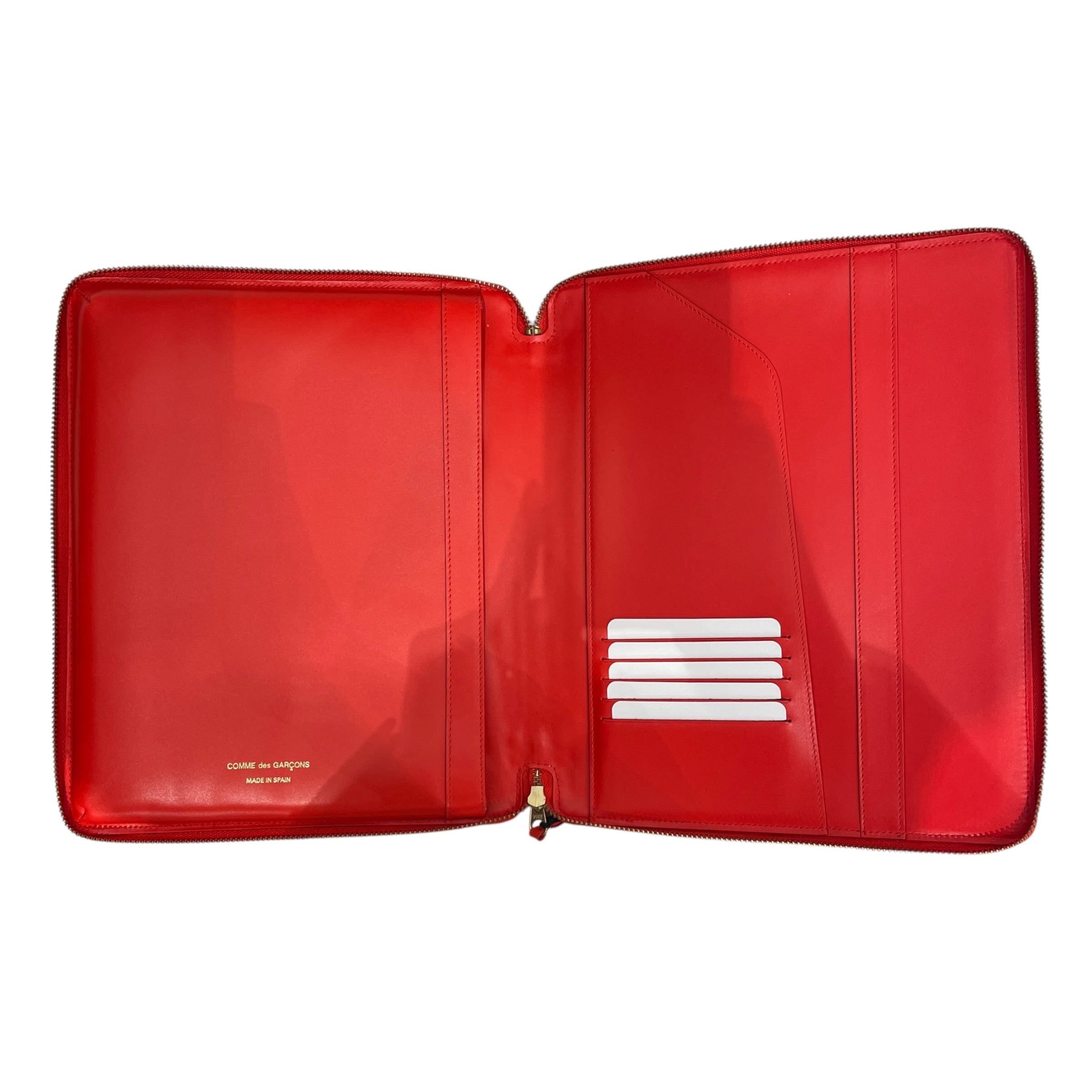 COMME des GARCONS/Clutch Bag/Leather/RED/IPAD SLEEVE view 5