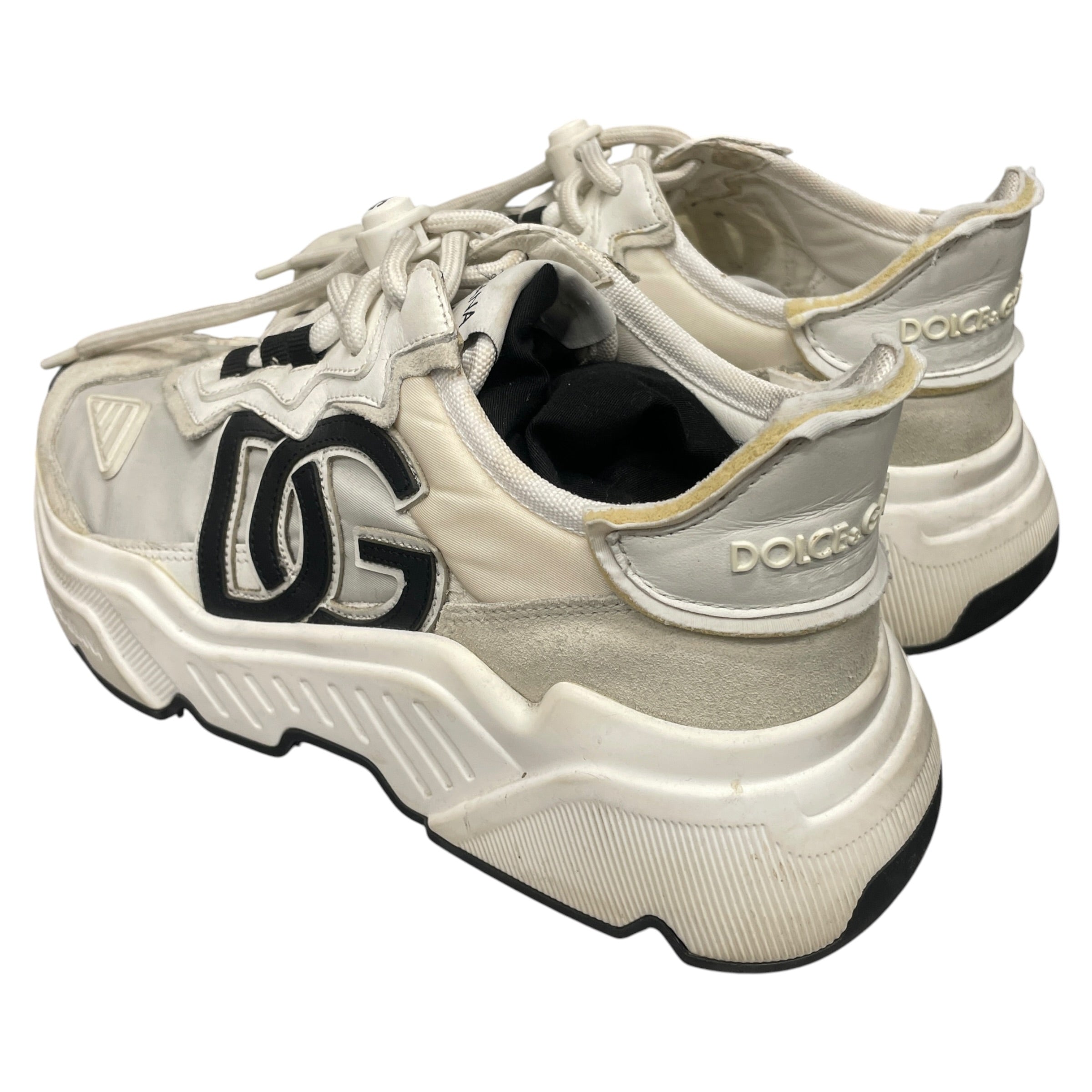 DOLCE&GABBANA/Low-Sneakers/EU 38/Suede/GRY/DG LOGO view 2