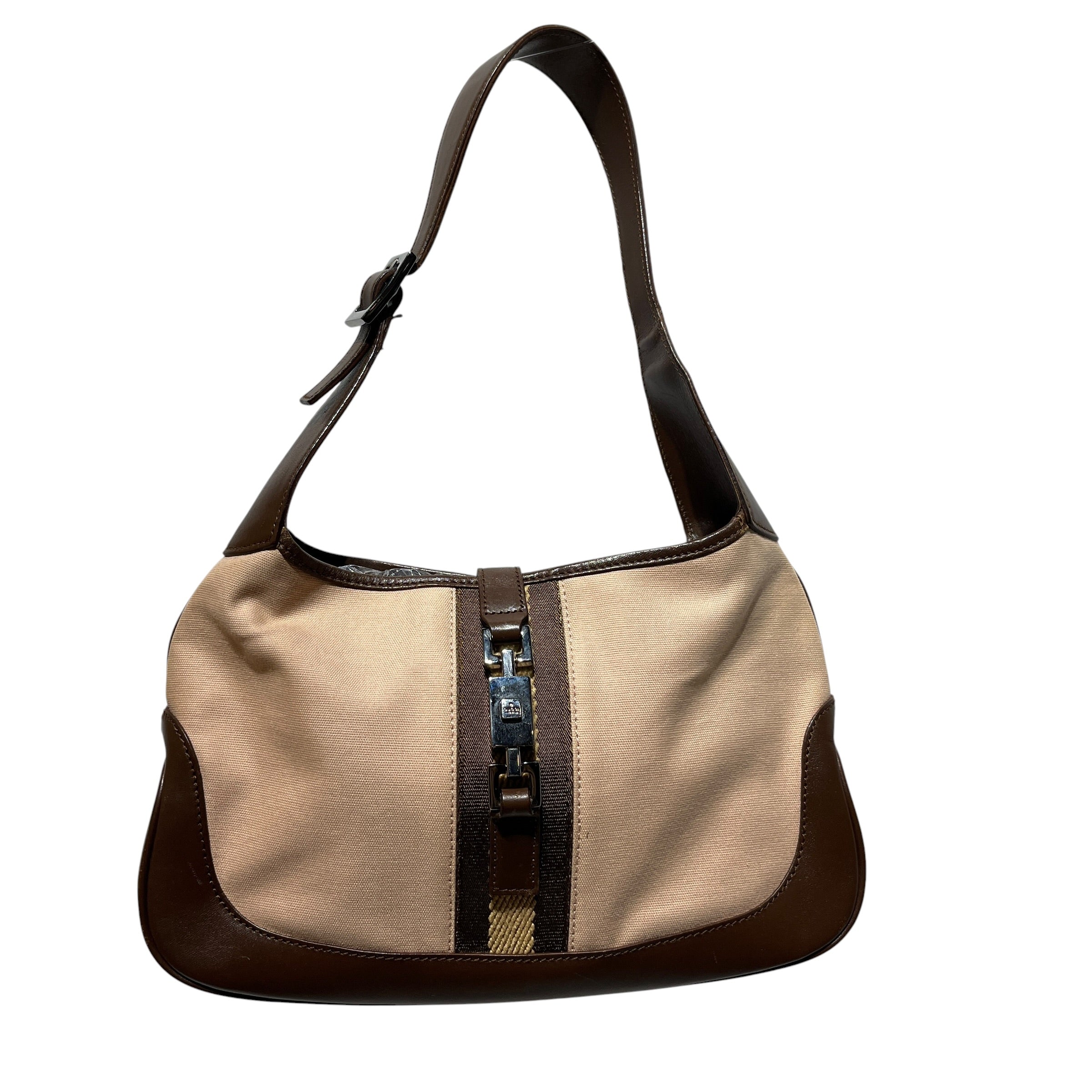GUCCI/Hand Bag/Cotton/BEG/CANVAS JACKIE view 1