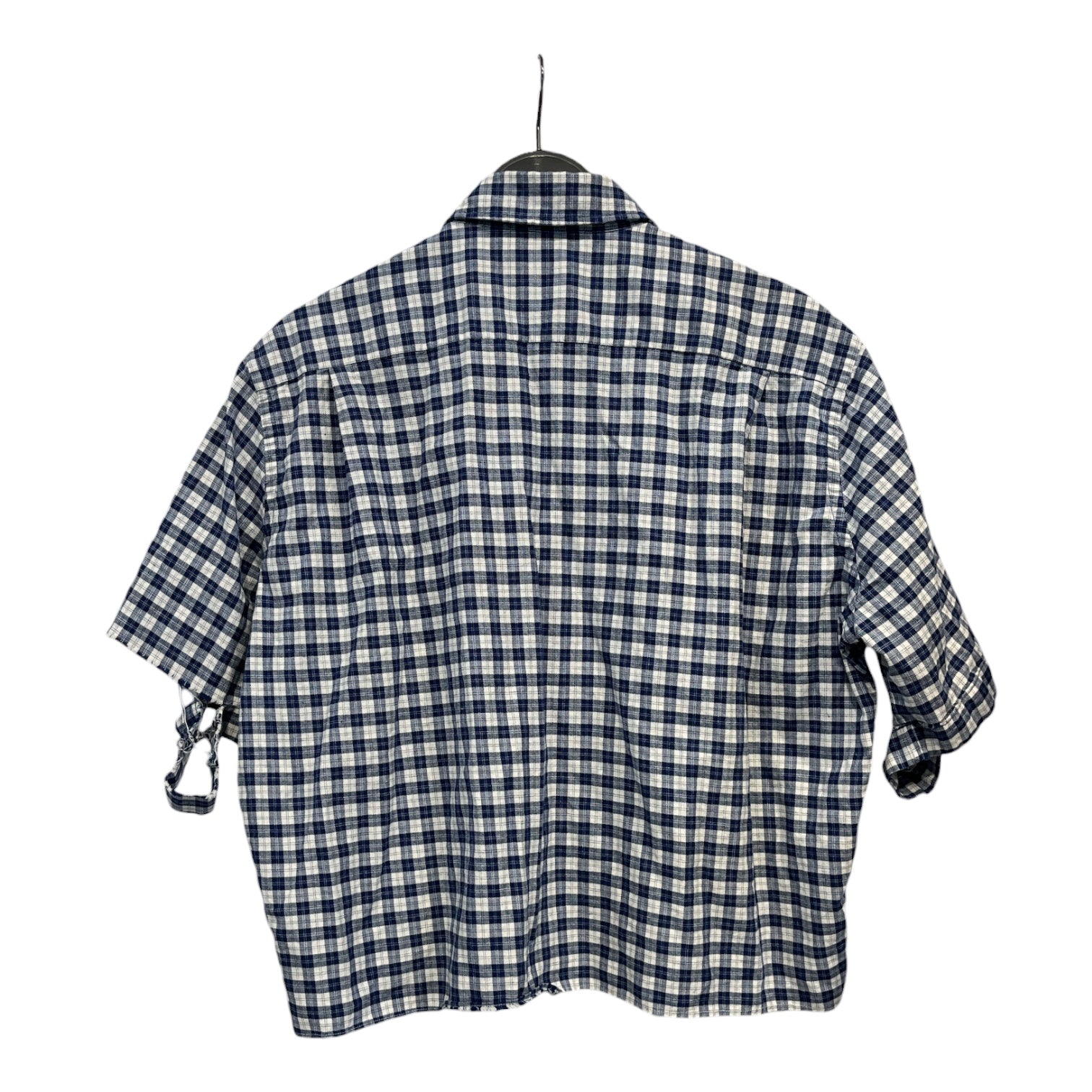 Acne Studios/SS Shirt/44/Cotton/BLU/blue check distressed view 2