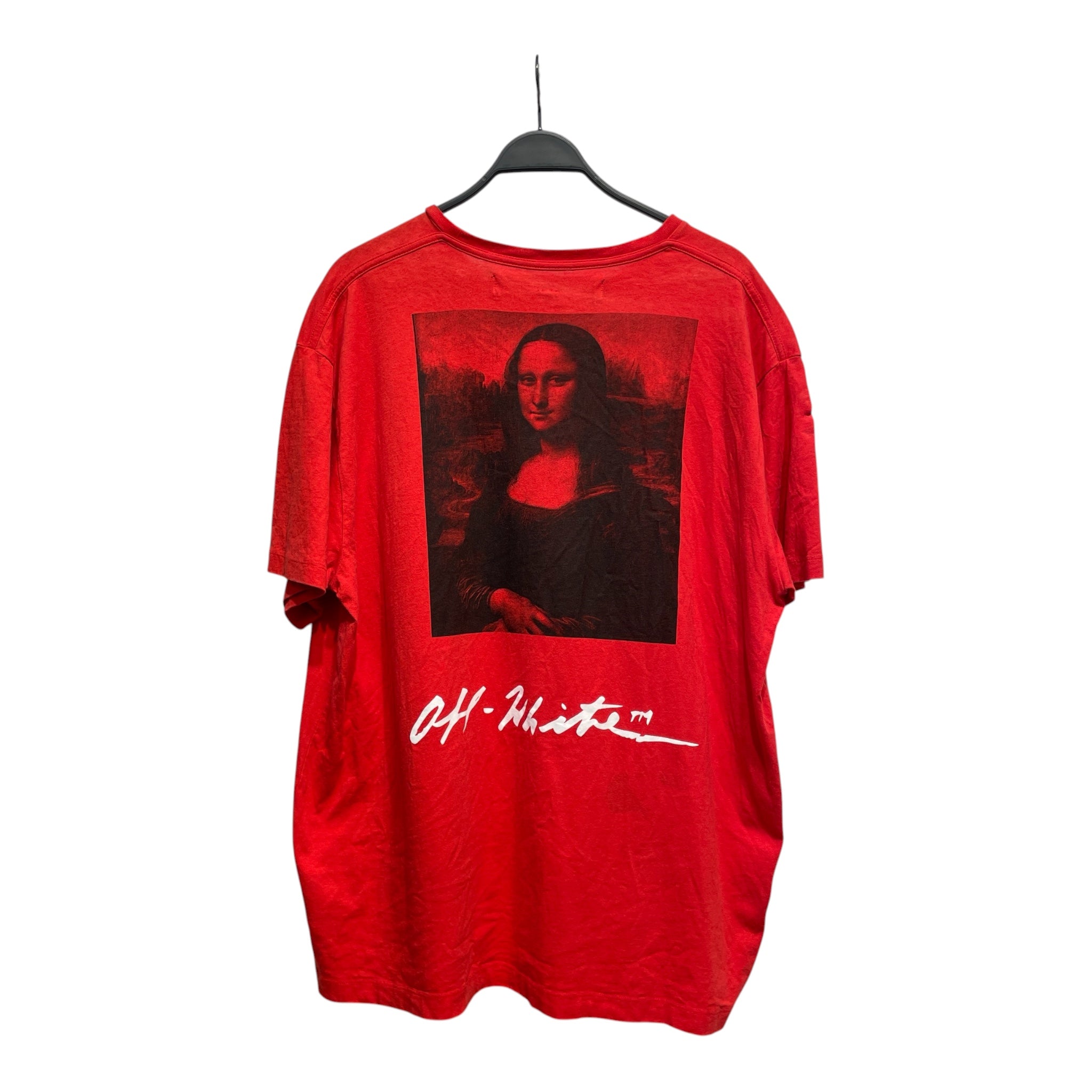 OFF-WHITE/T-Shirt/XXL/Cotton/RED/All Over Print/ view 2