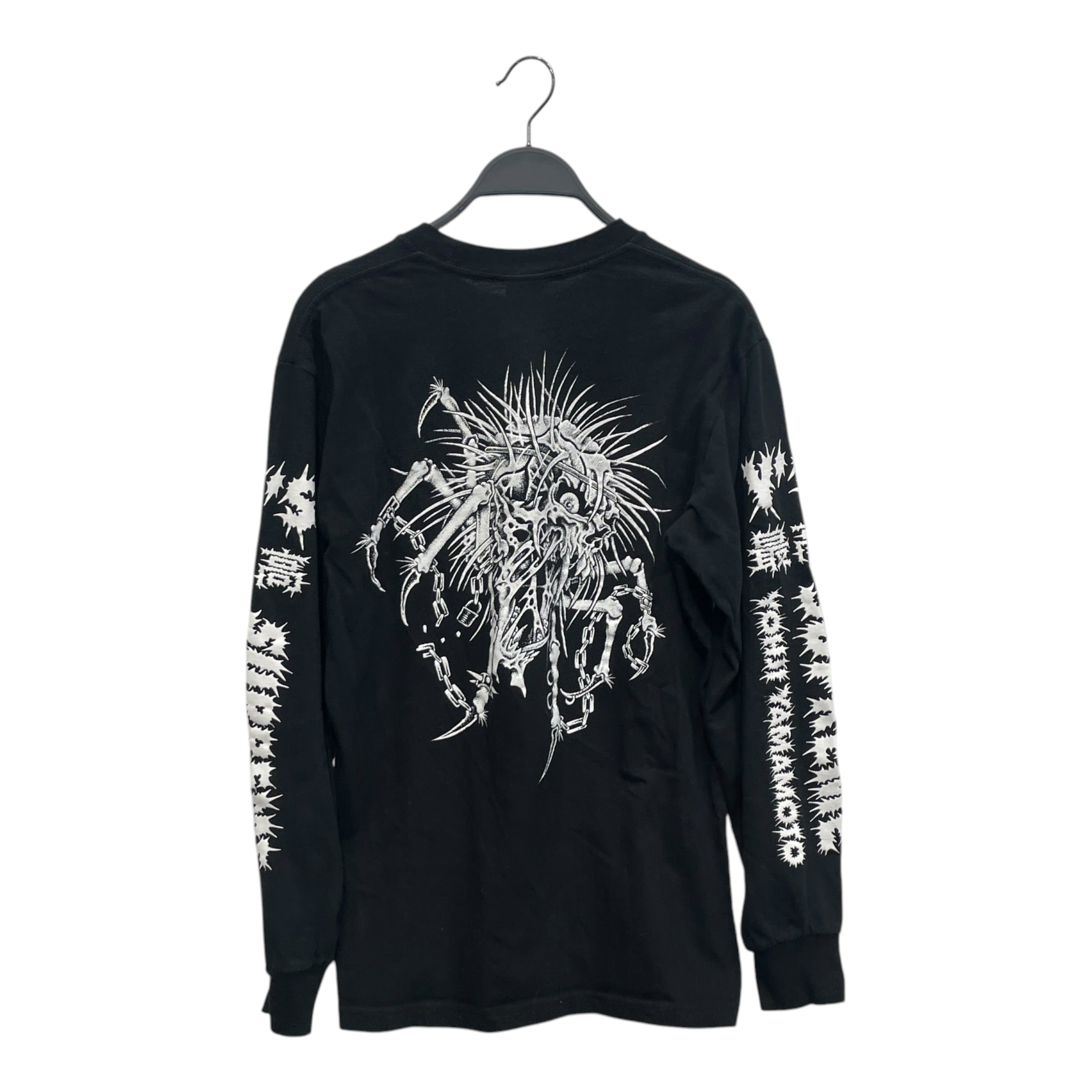 Supreme/LS T-Shirt/S/Cotton/BLK/ view 2