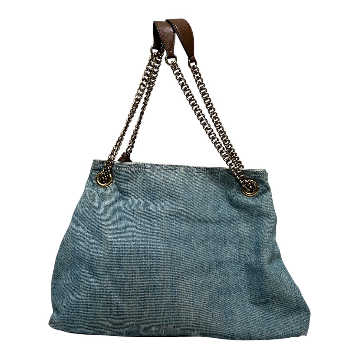 GUCCI/Hand Bag/Denim/BLU/Denim Handbag w Tassel view 2