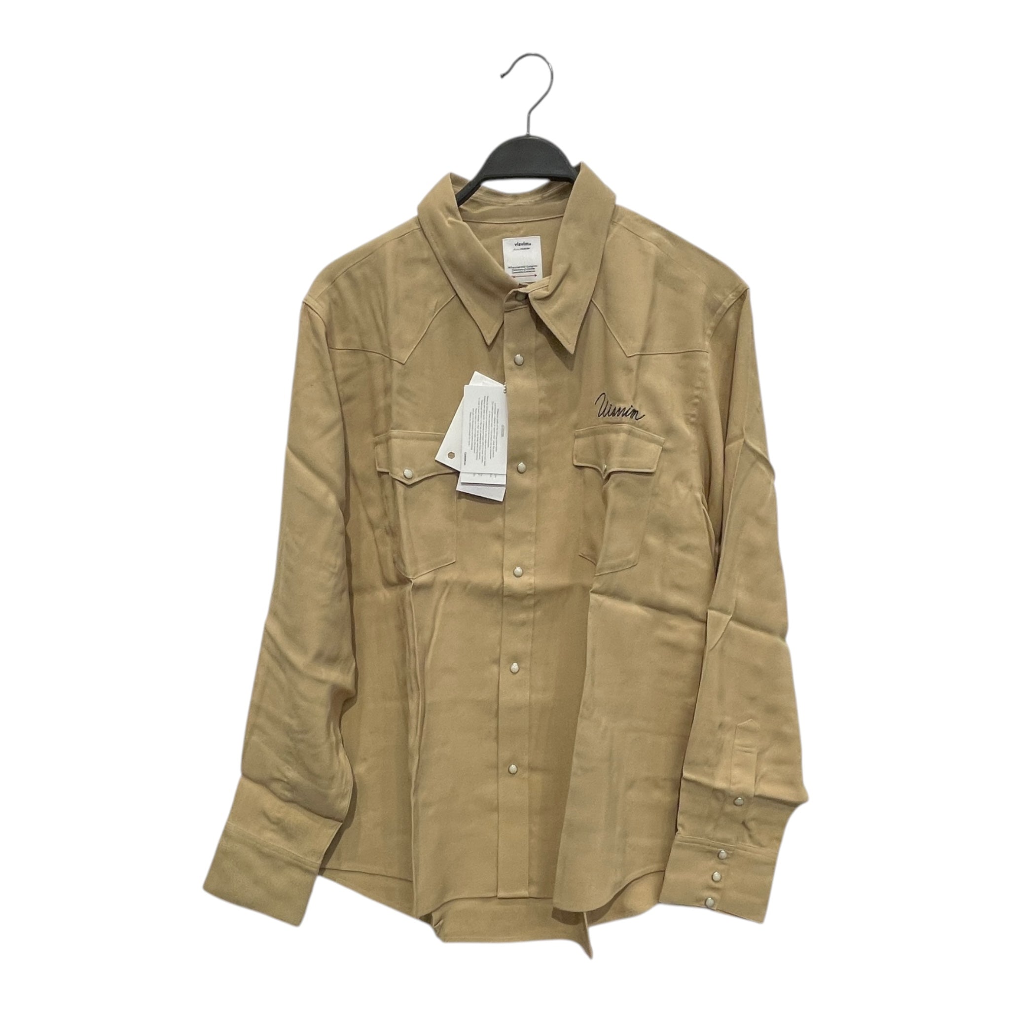visvim/LS Shirt/2/Rayon/KHK/Western/western "visvim district" view 1