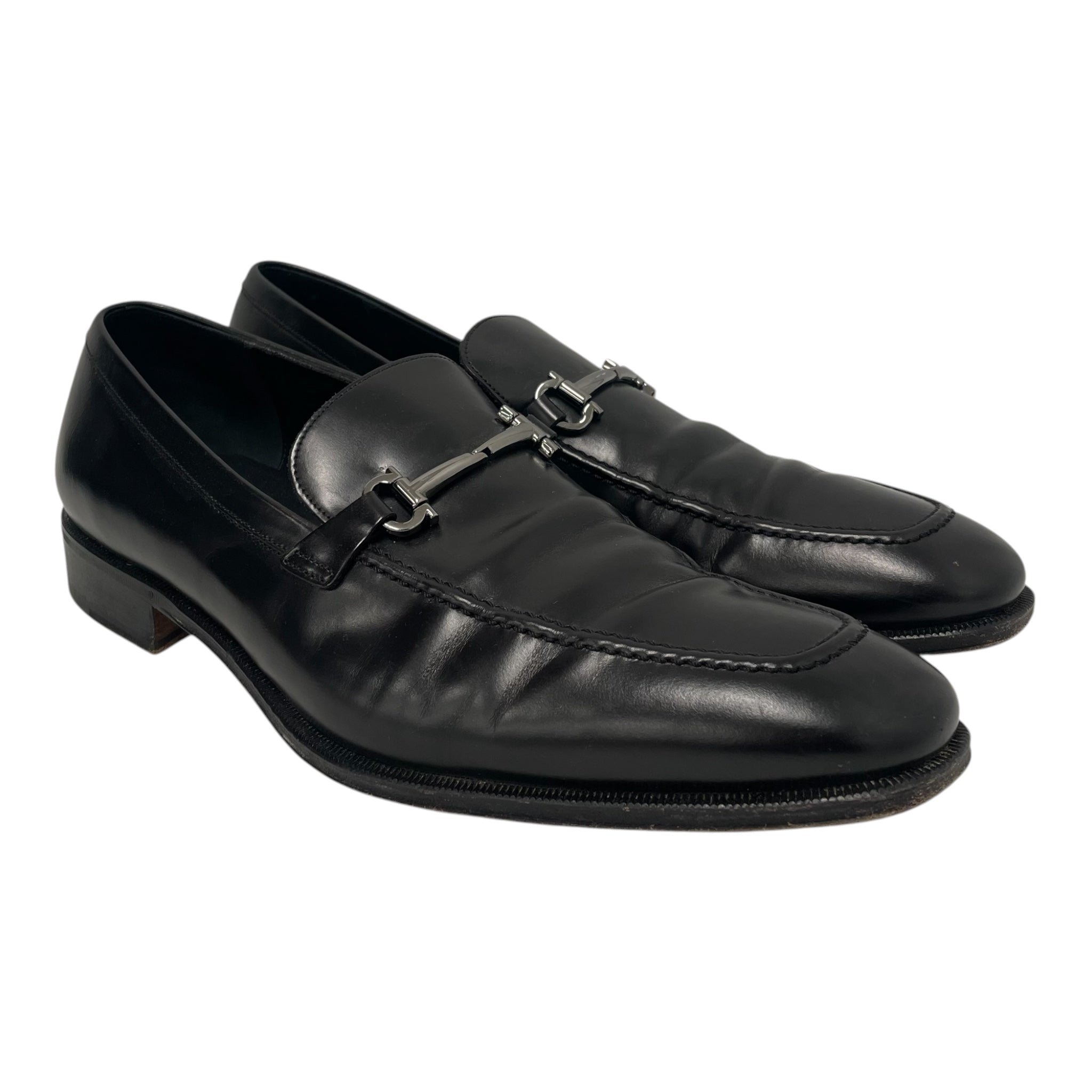 Salvatore Ferragamo/Loafers/US 12/Leather/BLK/ view 1