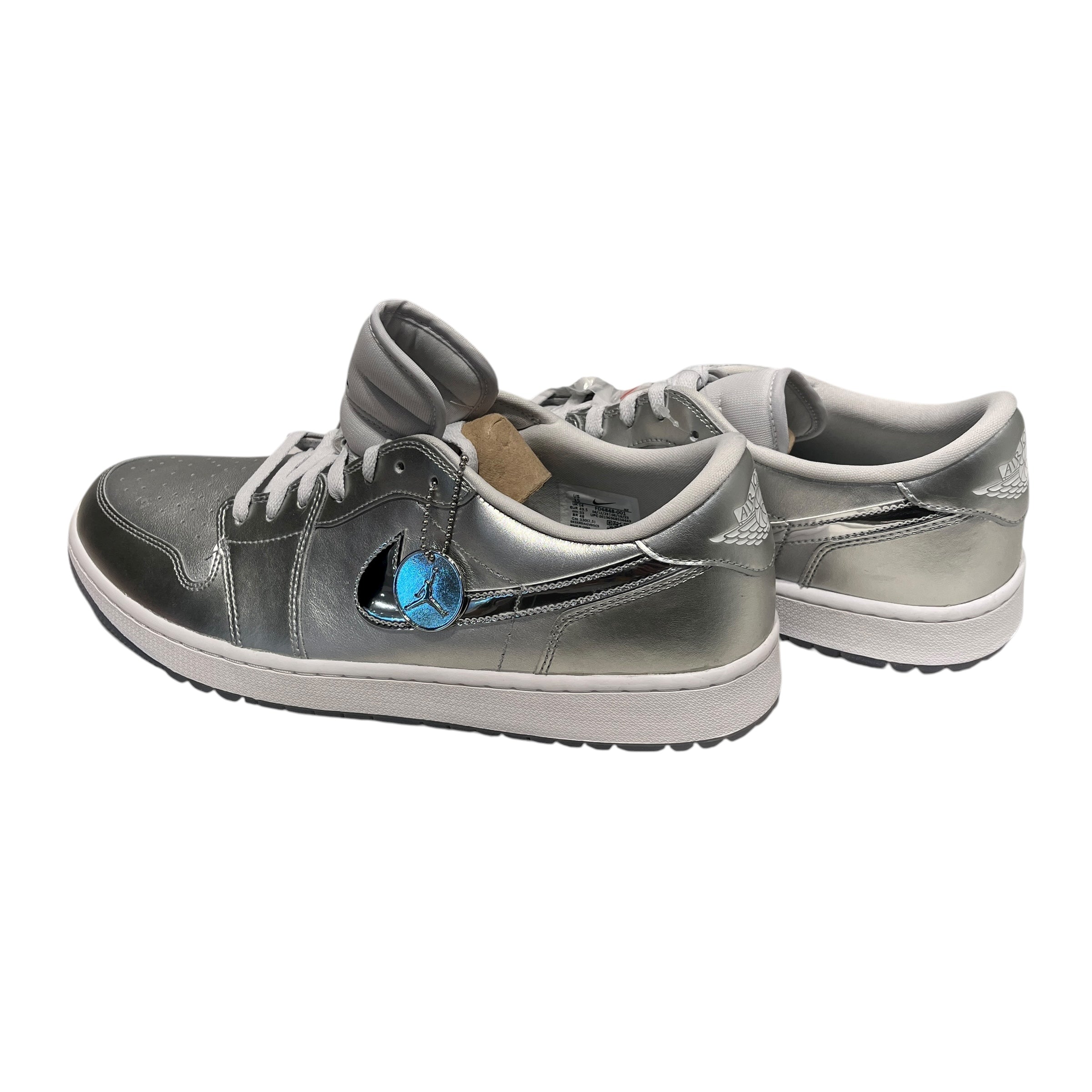NIKE/Low-Sneakers/US 15/Leather/SLV/JORDAN 1 LOW GOLF GIFT GIVING view 2