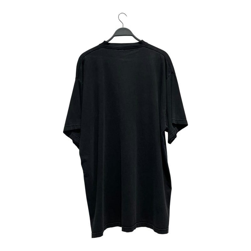BALENCIAGA/T-Shirt/XL/Cotton/BLK/Graphic/Be Different