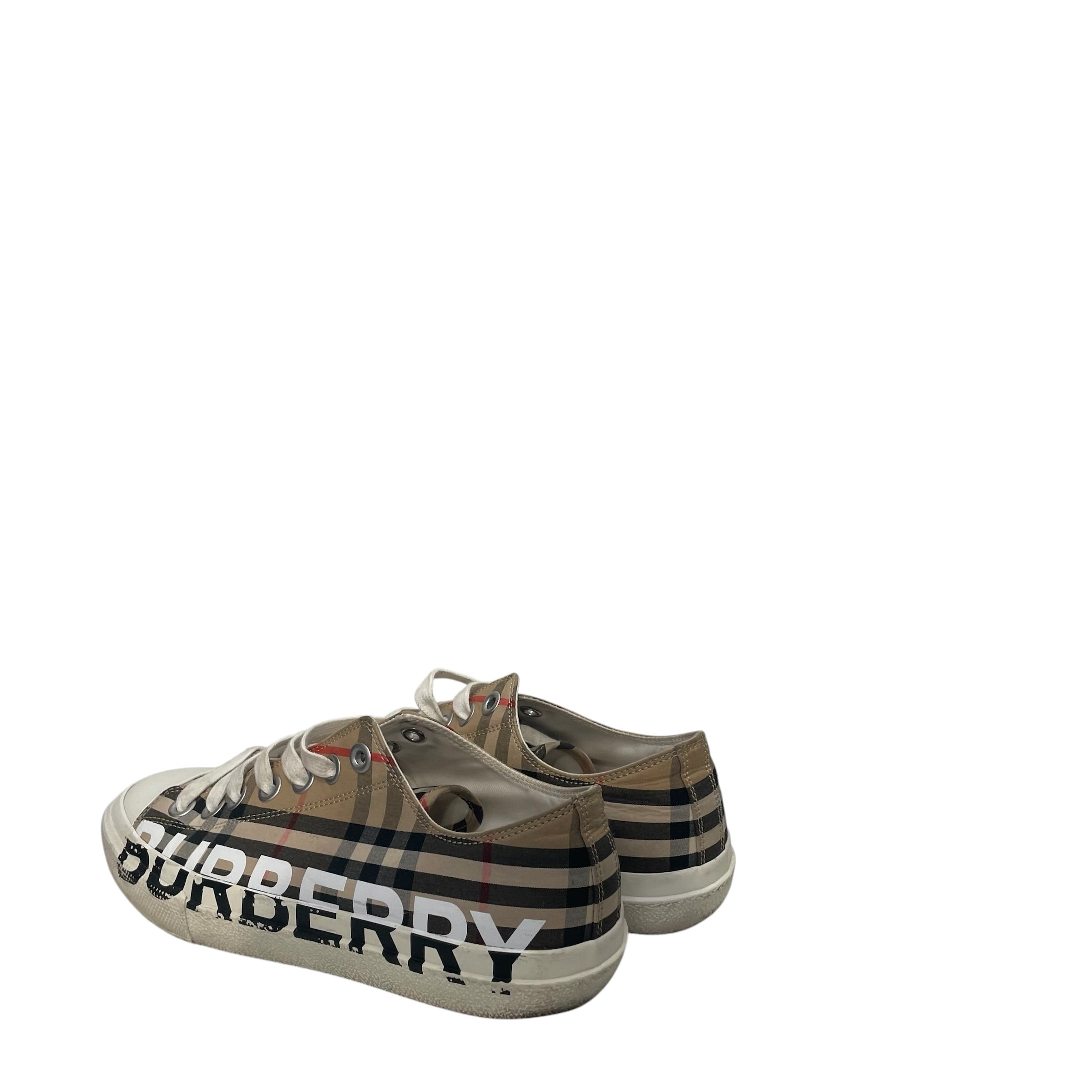 BURBERRY/Low-Sneakers/US 7.5/Plaid/MLT/ view 2