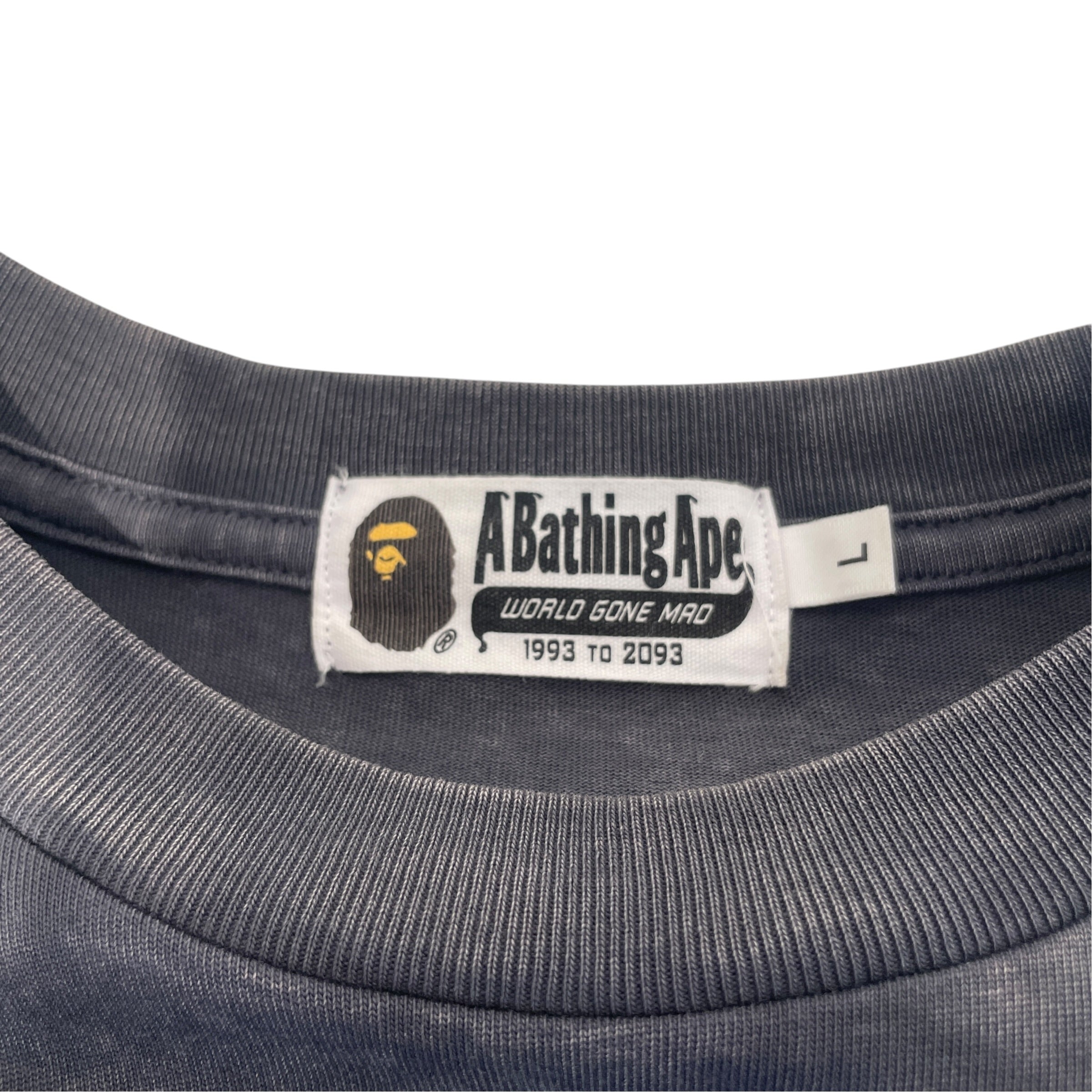 A BATHING APE/T-Shirt/L/Cotton/GRY/ view 3