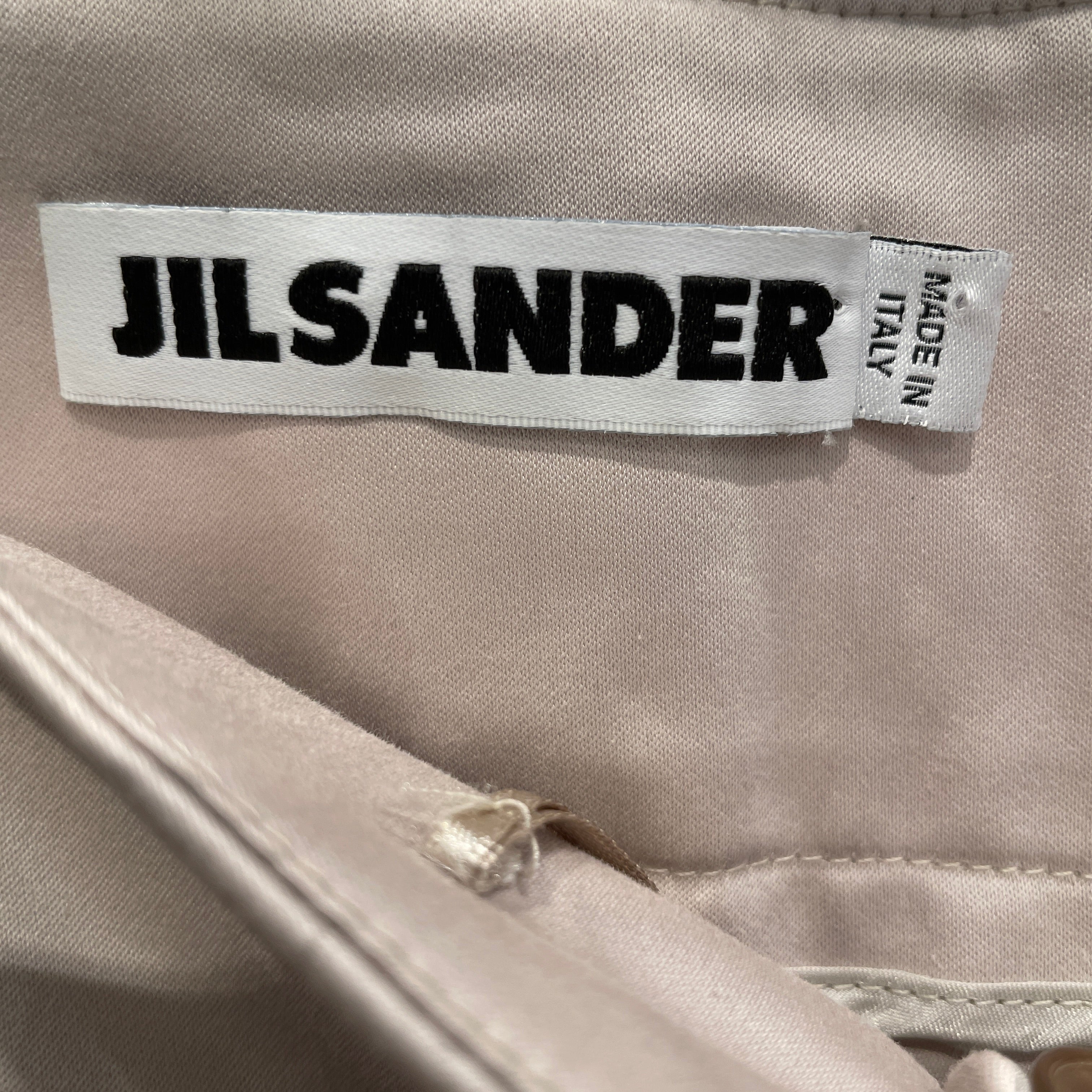 JIL SANDER/Straight Pants/36/Cotton/BEG/STRAIGHT POCKET view 3