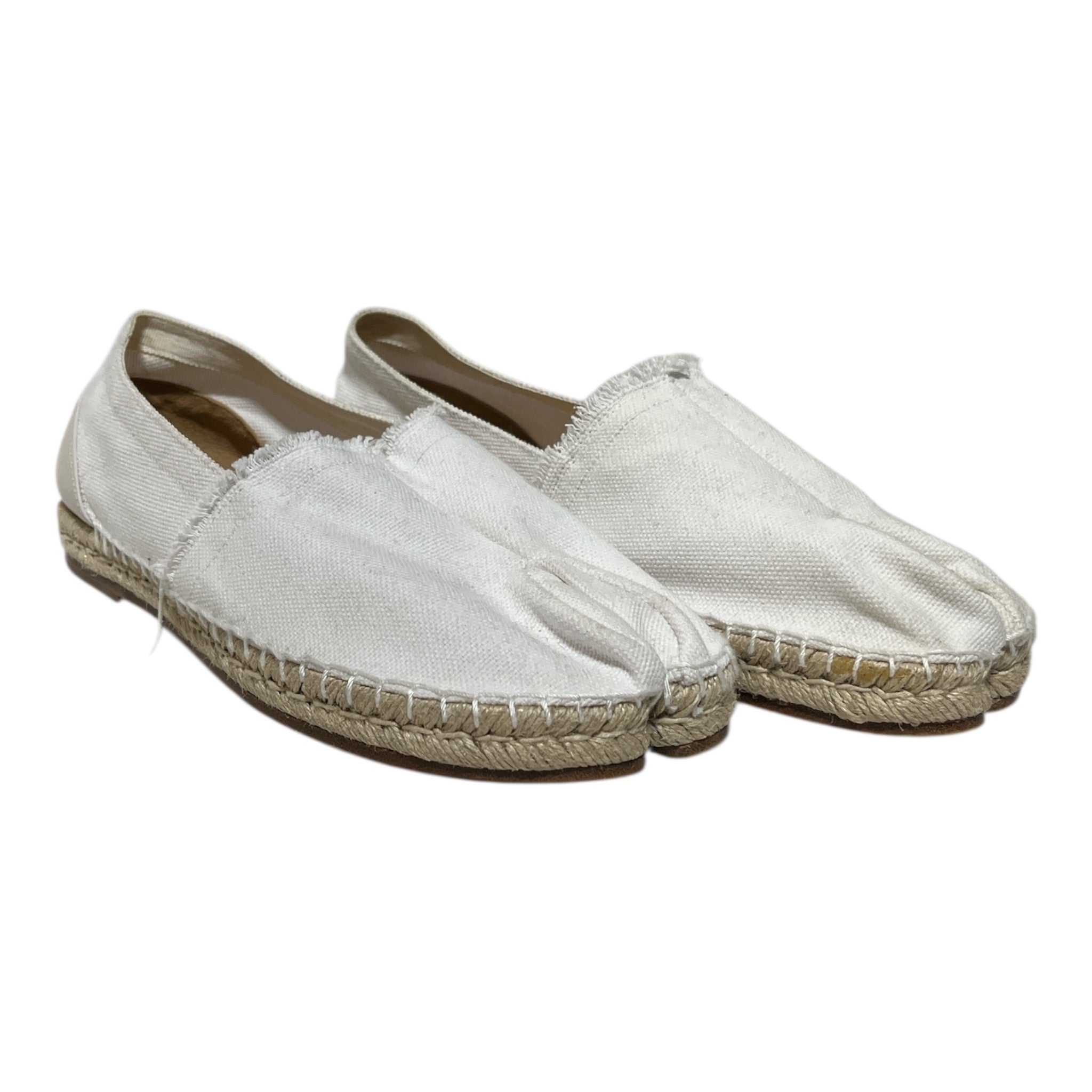 Maison Margiela/Flat Shoes/EU 42/WHT/TABI ESPADRILLES view 1