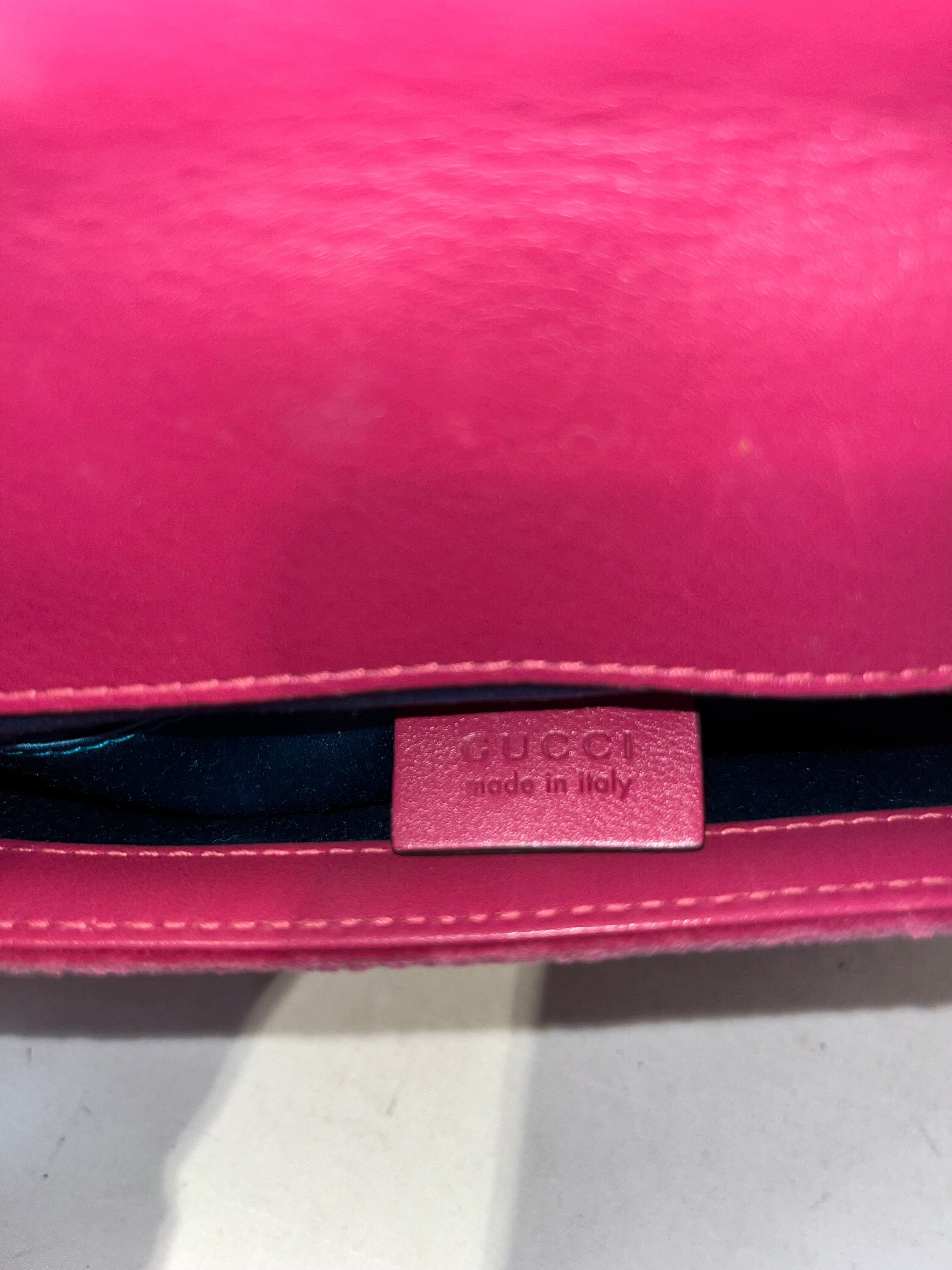 GUCCI/Hand Bag/Silk/PNK/fix view 5