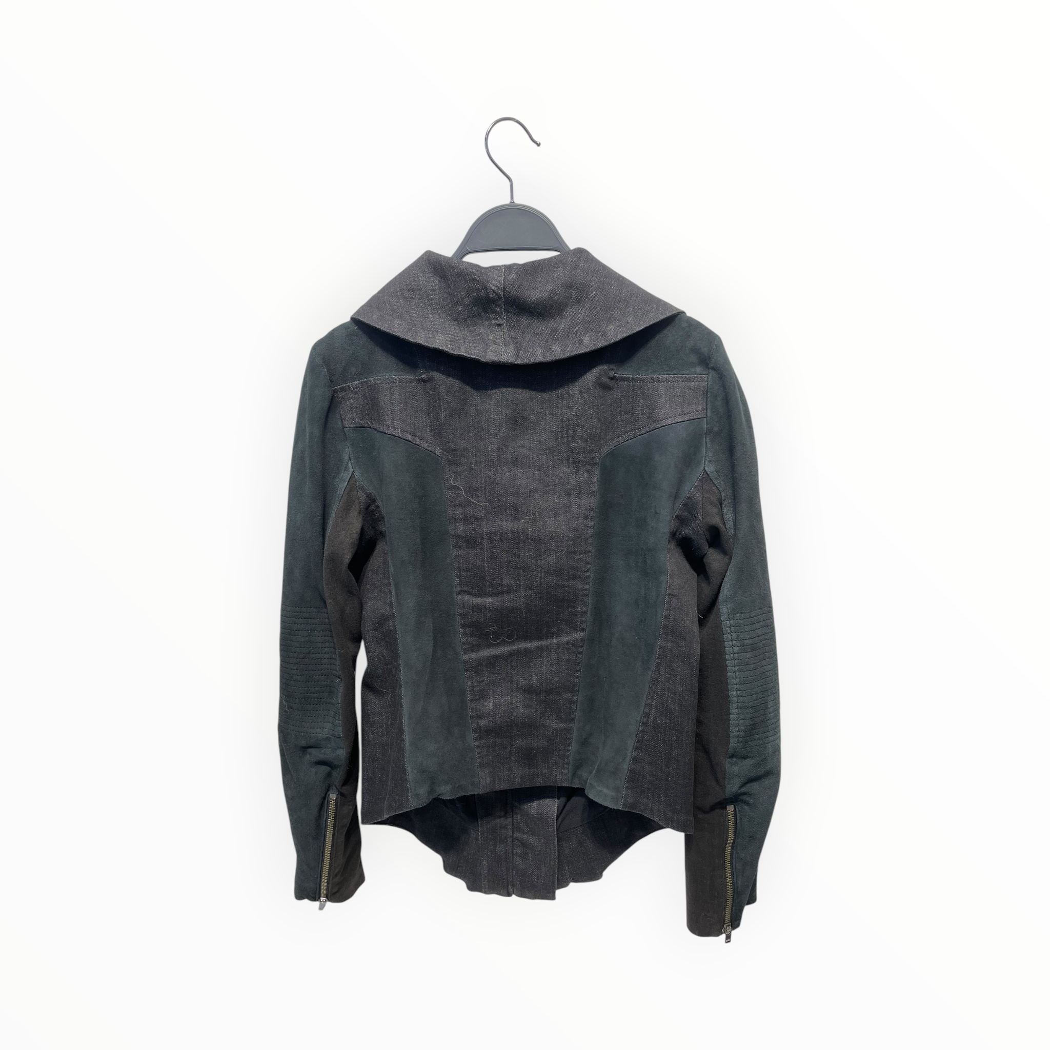 Helmut Lang/Leather Jkt/S/Cotton/BLK/ view 2