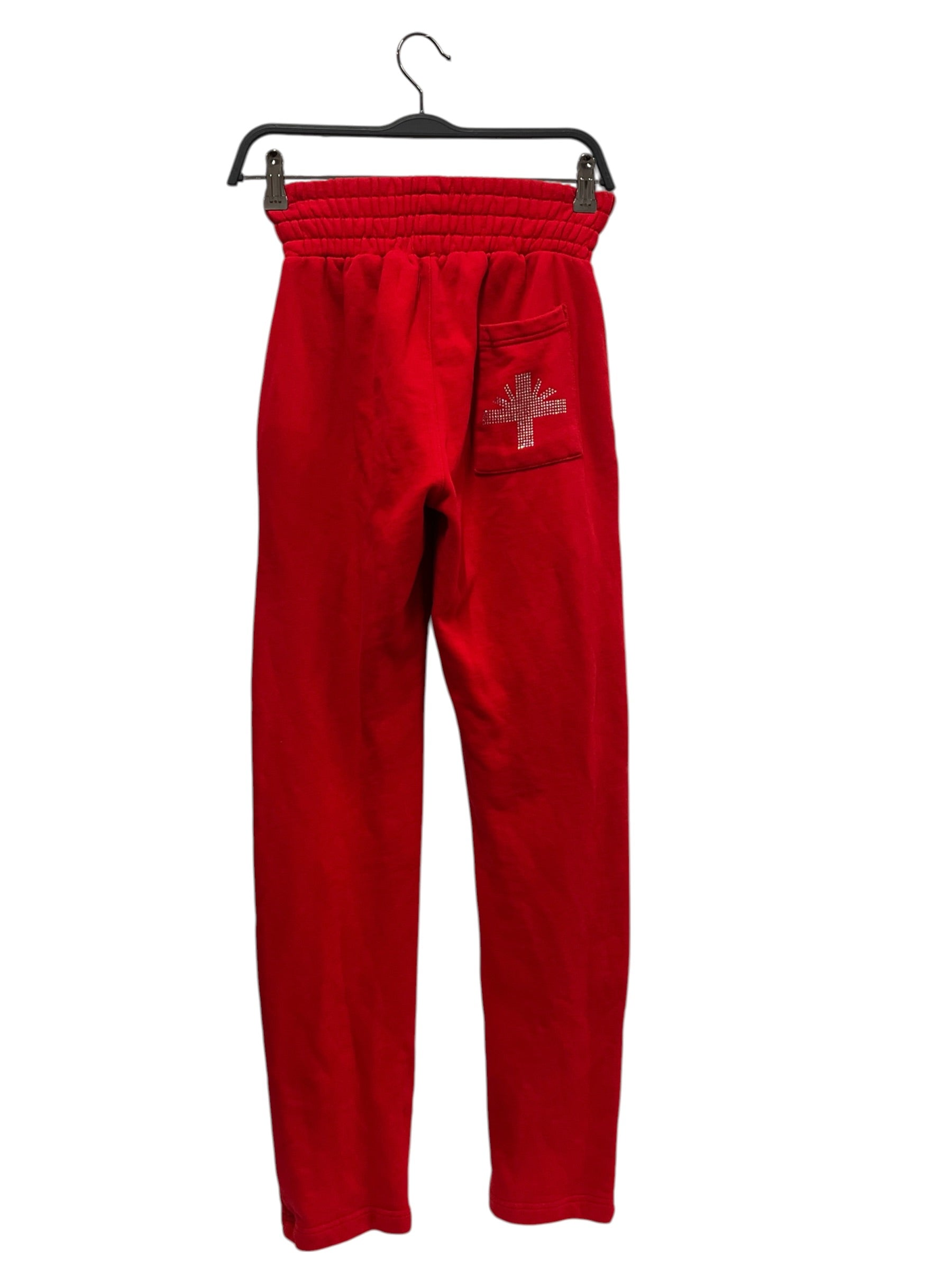 VERTABRAE/Bottoms/S/Glitter/Cotton/RED/RHINESTONE LOGO view 2