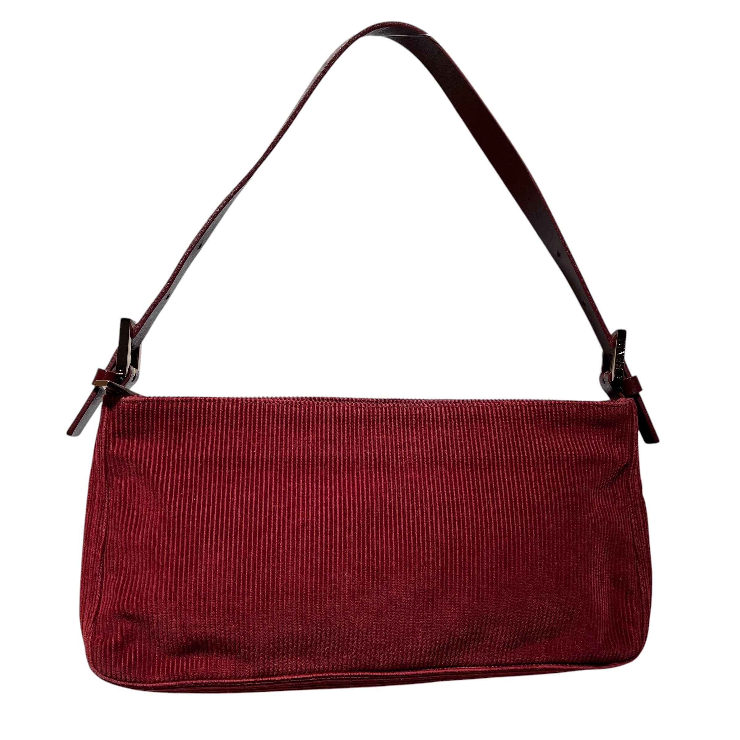 FENDI/Hand Bag/Corduroy/RED/ view 2