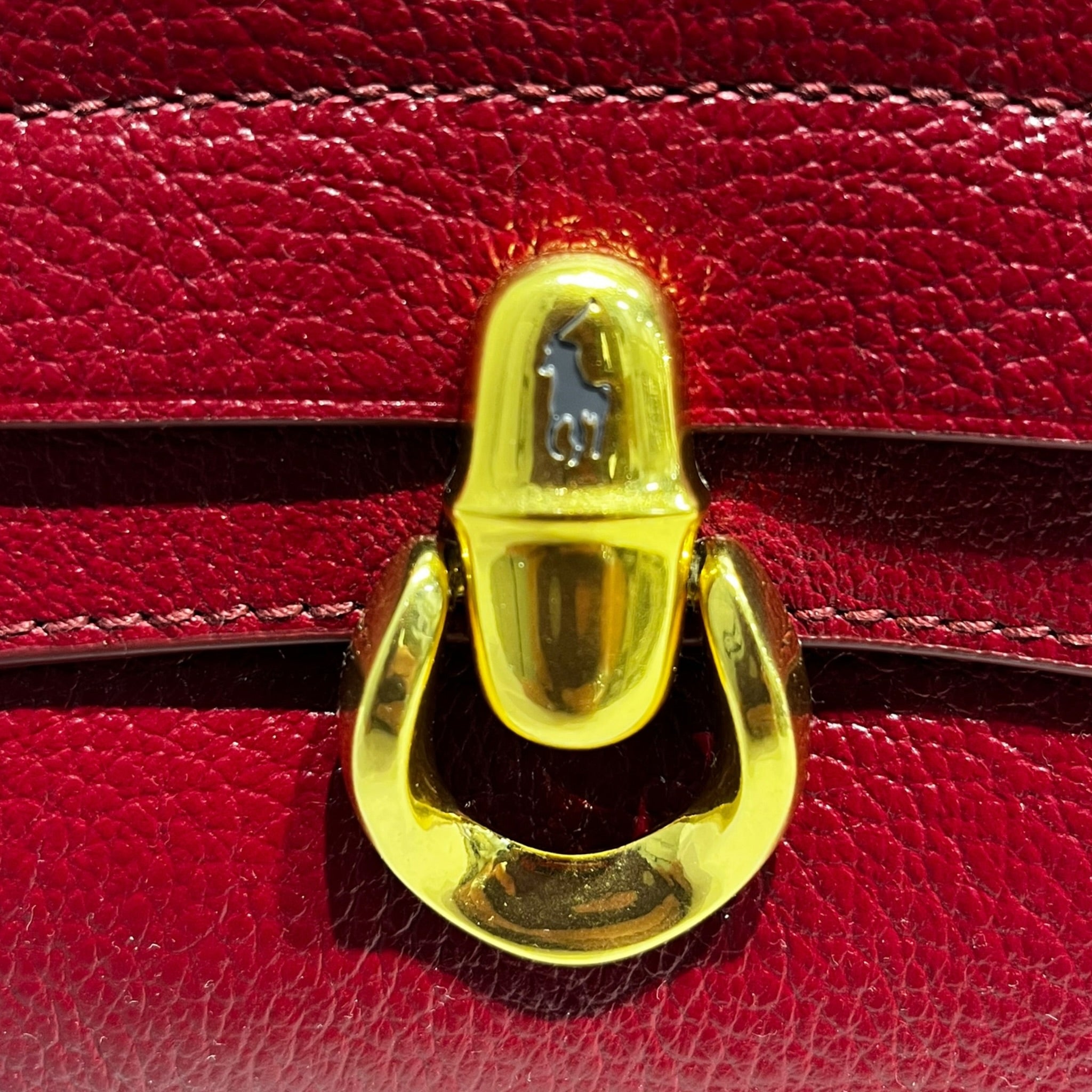 POLO RALPH LAUREN/Hand Bag/Leather/BRD/Blaze top view 6