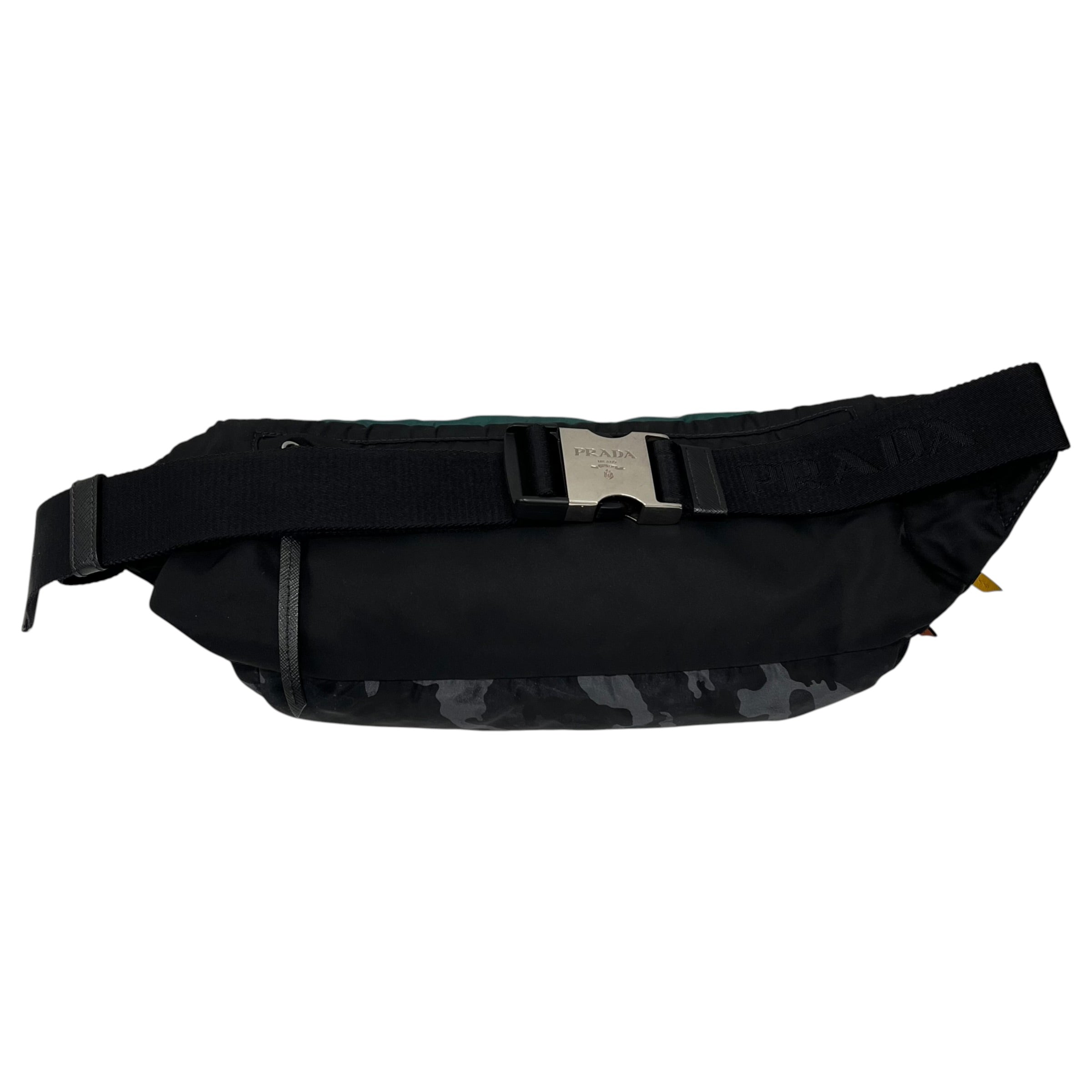 PRADA/Fanny Pack/Camouflage/Nylon/BLK/250 view 2