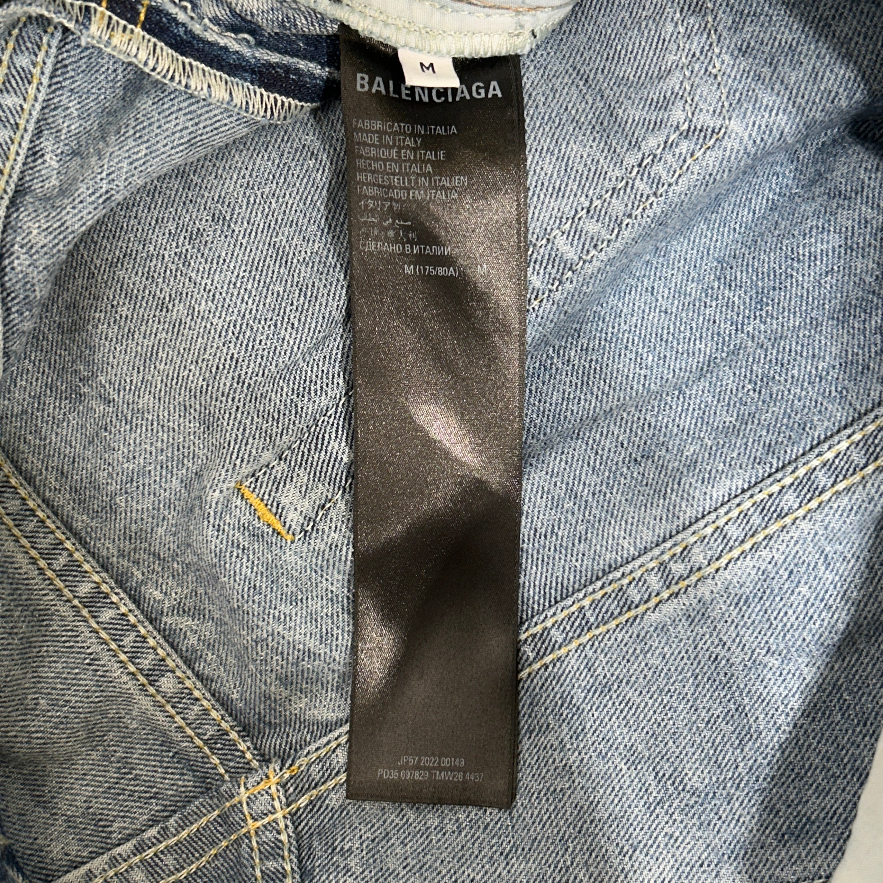 BALENCIAGA/Bootcut Pants/M/Denim/IDG/SS23 LOST TAPE FLARE LIGHTWASH view 4