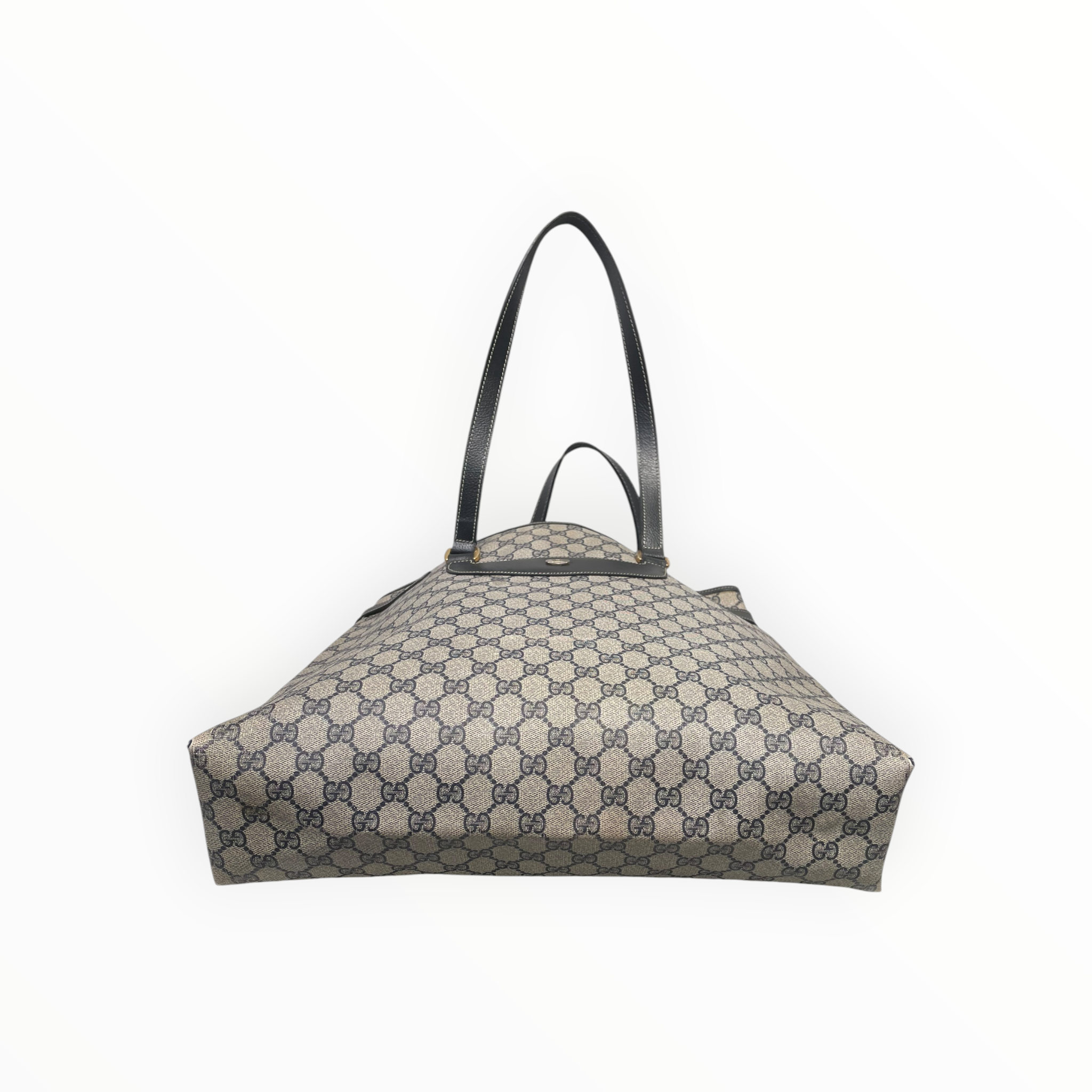 GUCCI/Vintage/Tote Bag/Monogram/GRY/GG Supreme Tote Monogram view 3