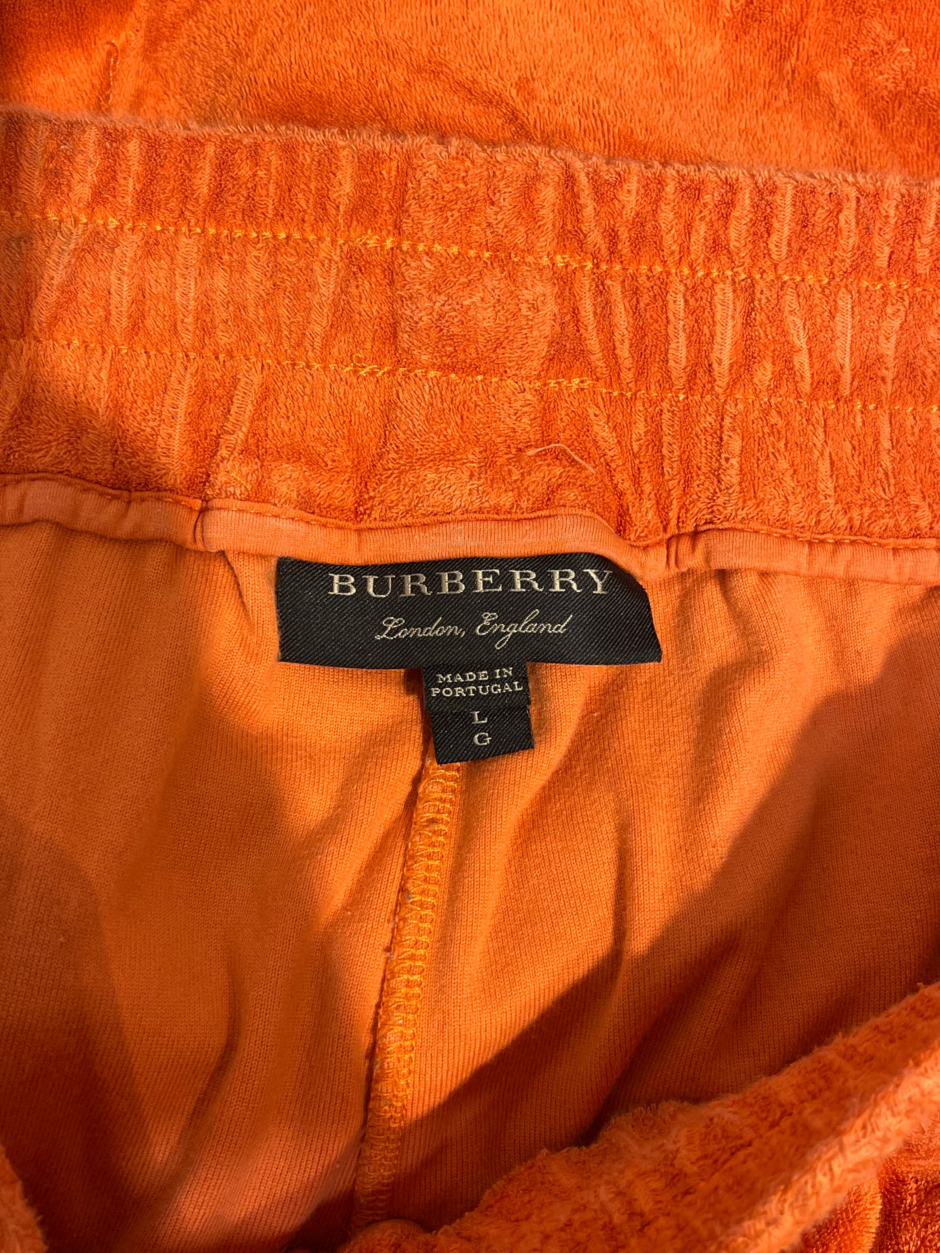 BURBERRY/Bottoms/L/Cotton/ORN/sweats color logo on bottom view 4