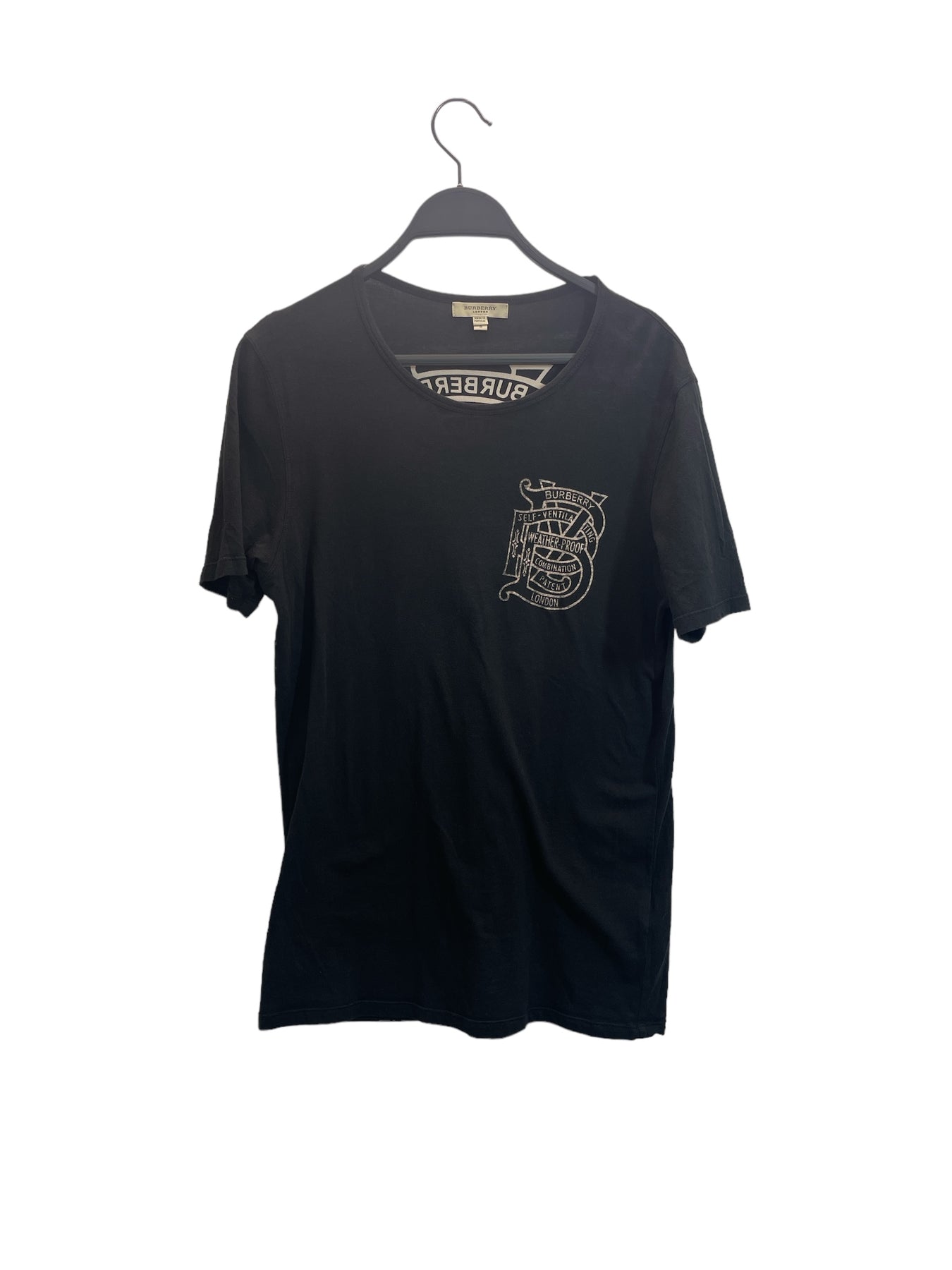 BURBERRY LONDON/T-Shirt/S/Black/Cotton/Graphic/ – 2nd STREET USA