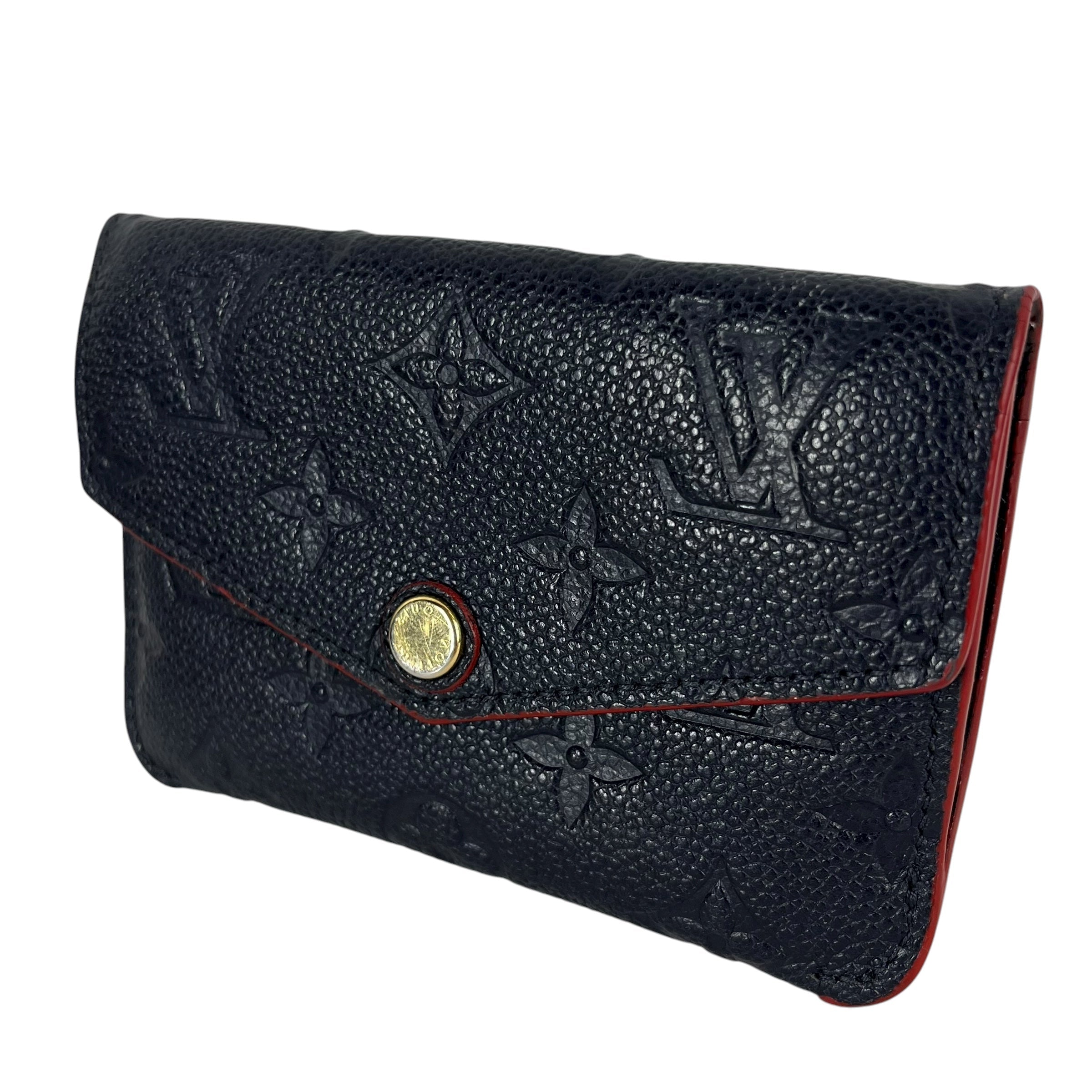 LOUIS VUITTON/Wallet/Monogram/Leather/NVY/Victorine Empreinte Wallet view 1