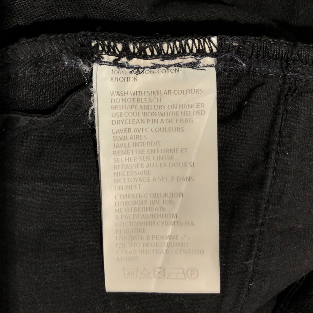 ANN DEMEULEMEESTER/Skinny Pants/L/Cotton/BLK/ view 4