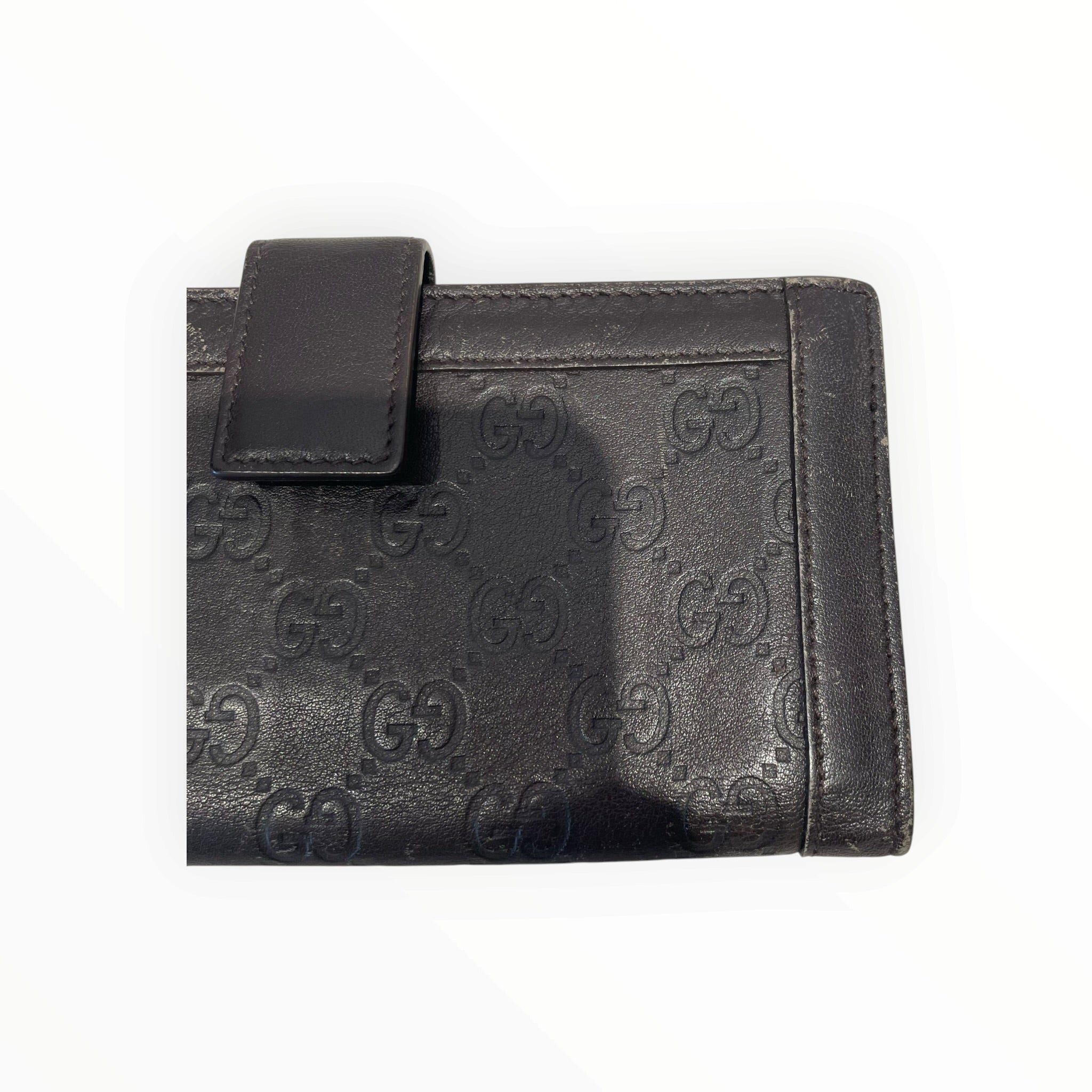 GUCCI/Long Wallet/Leather/Brown/M's/GG Continental Wallet view 7