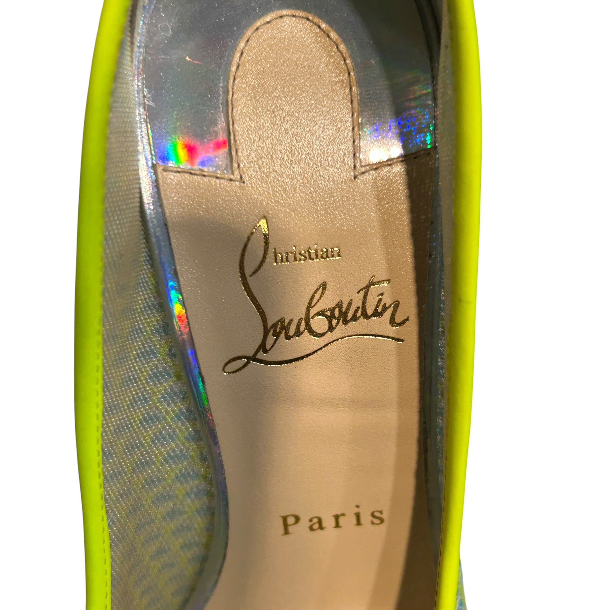 Christian Louboutin/Heels/EU 37/GRN/Follies Lace 100 view 3