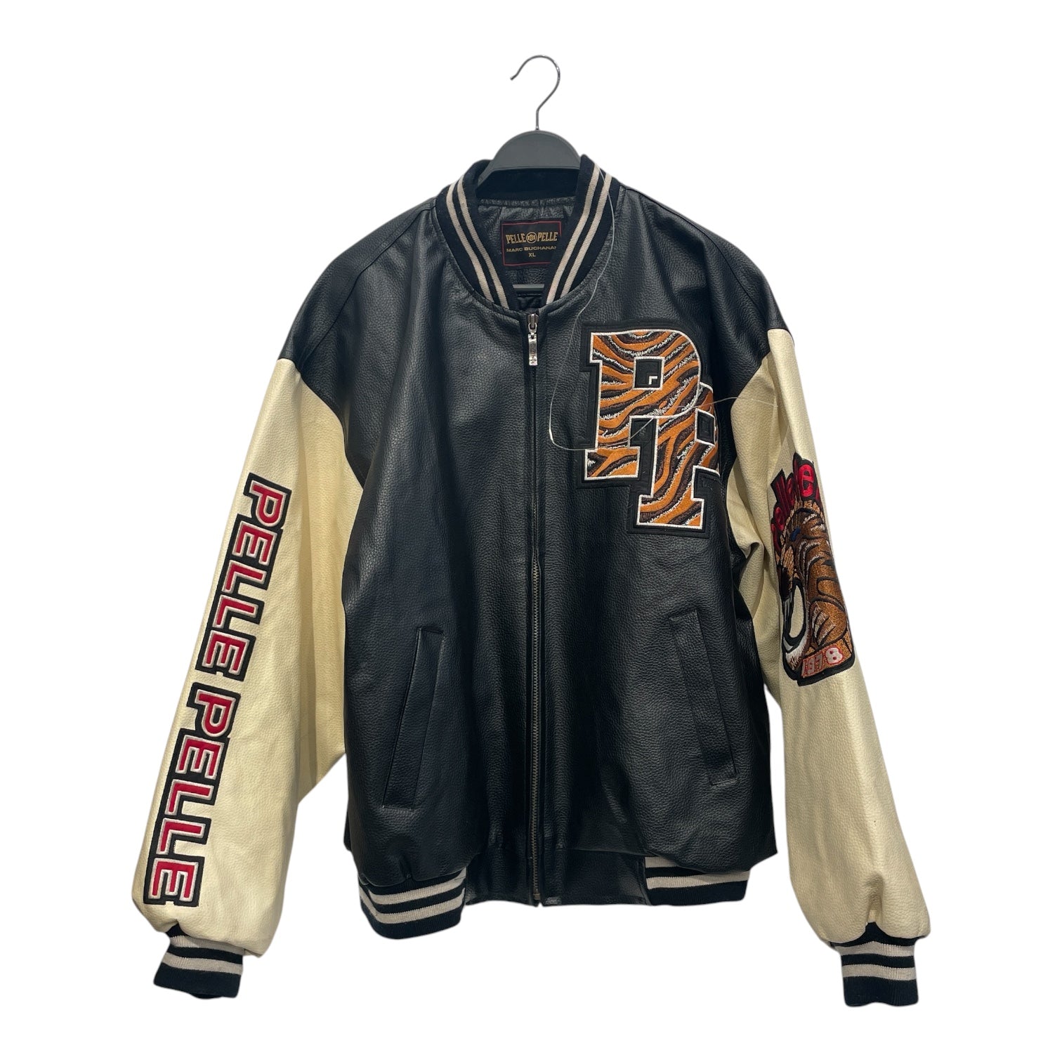 Pelle Pelle/Leather Jkt/LG/Leather/BLK/TIGER PP LOGO view 1