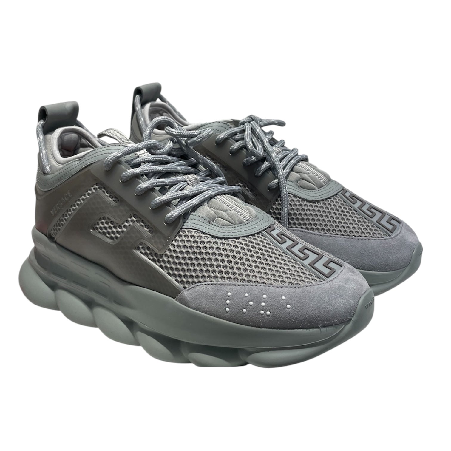 VERSACE/Low-Sneakers/EU 43/GRY/ALL GRAY VERSION view 1