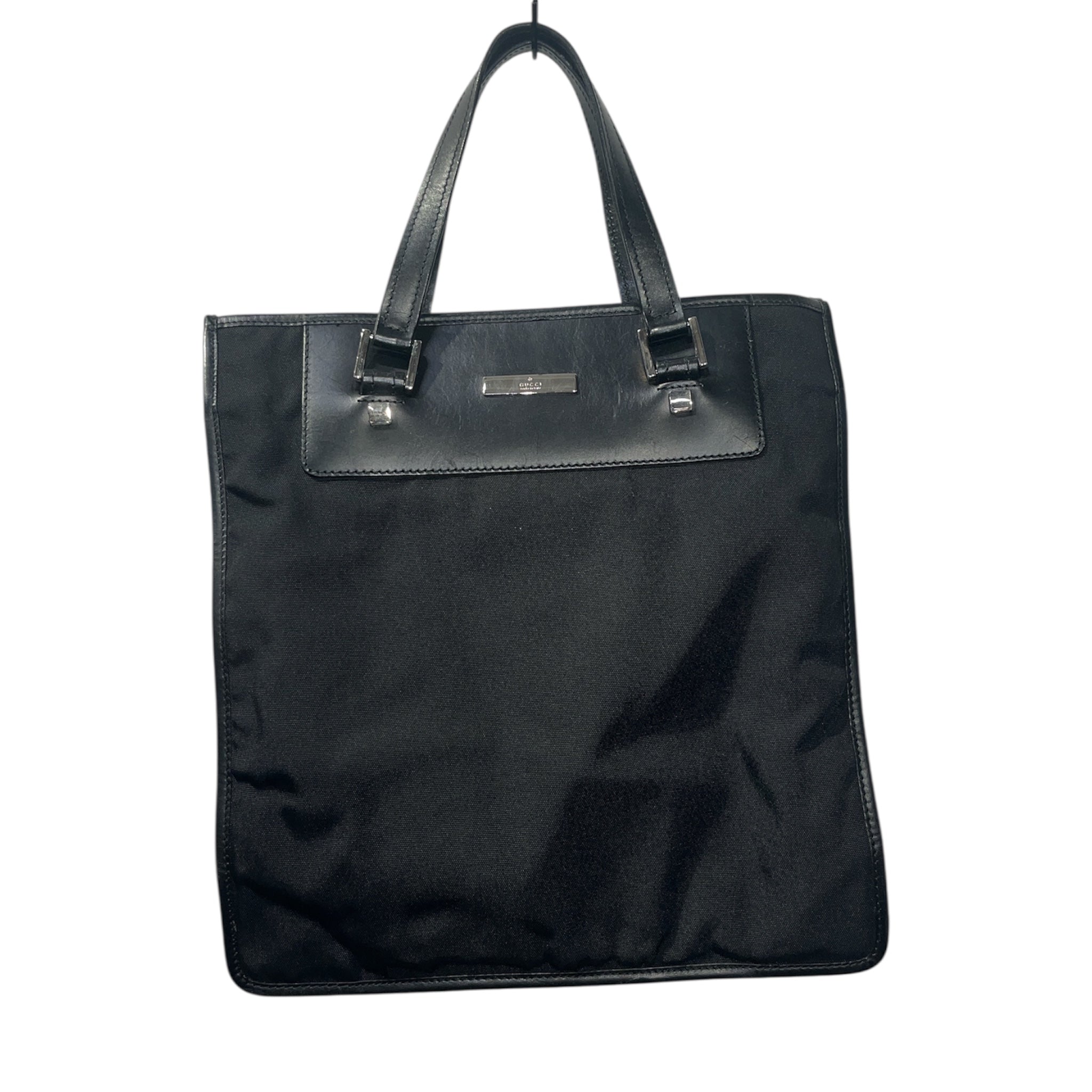 GUCCI/Tote Bag/BLK/ID SLOT, VELCRO INNER POCKET view 1