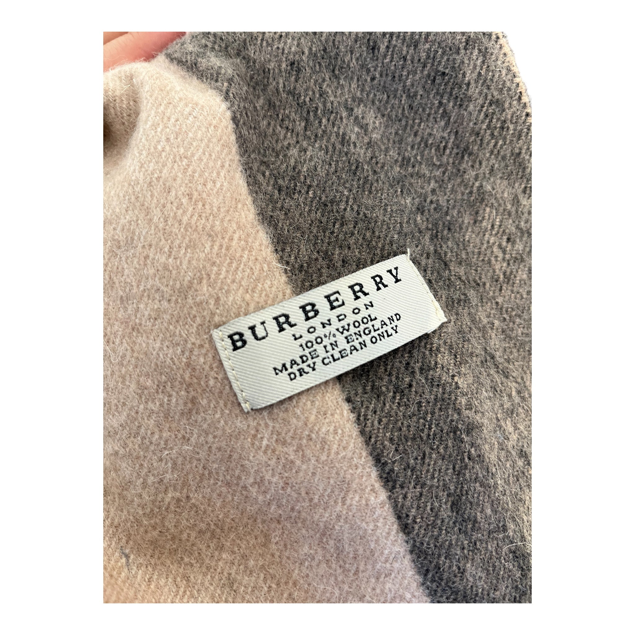 BURBERRY LONDON/Scarf/Plaid/Wool/MLT/L's/ view 3