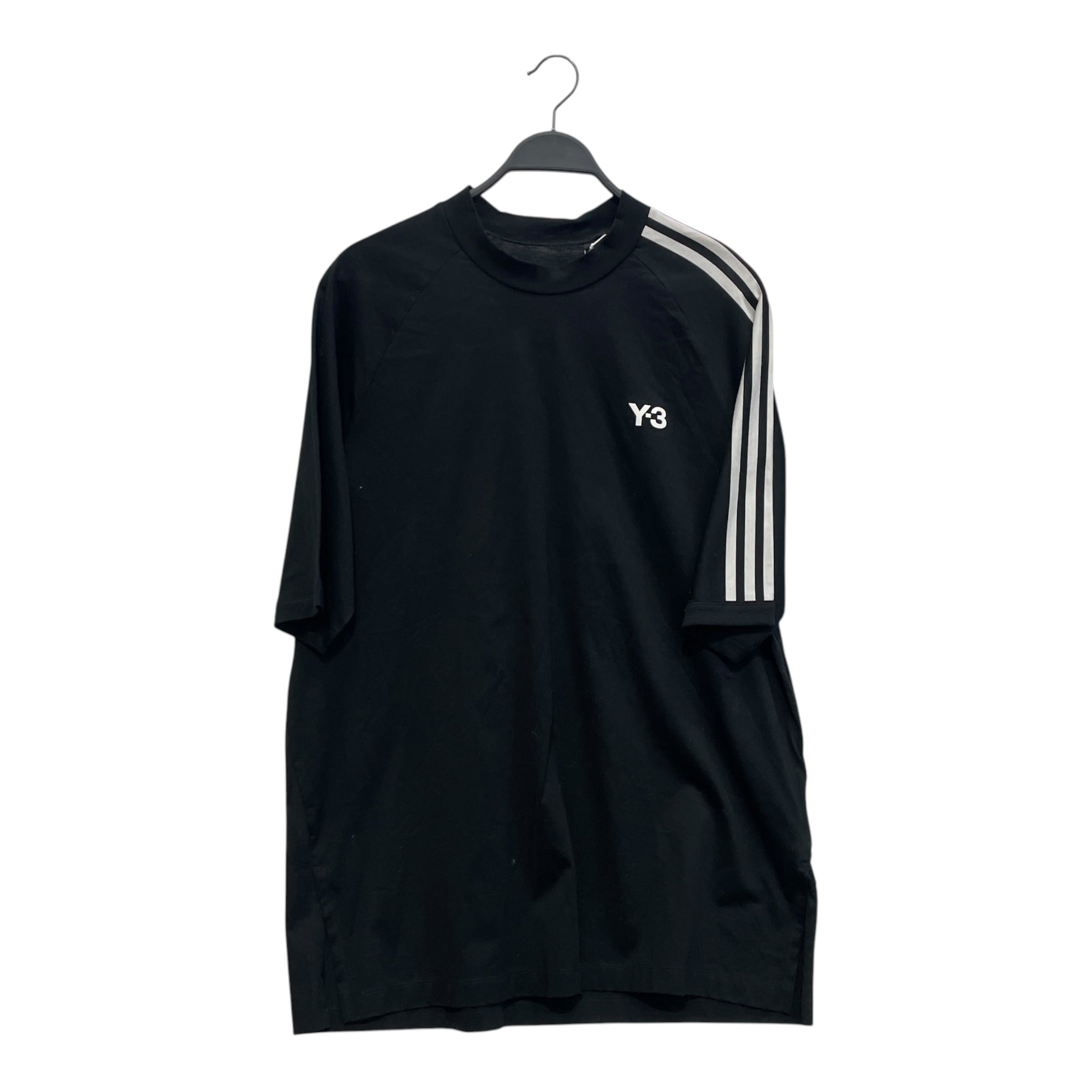 Y-3/T-Shirt/L/Cotton/BLK/3 STRIPES TEE view 1