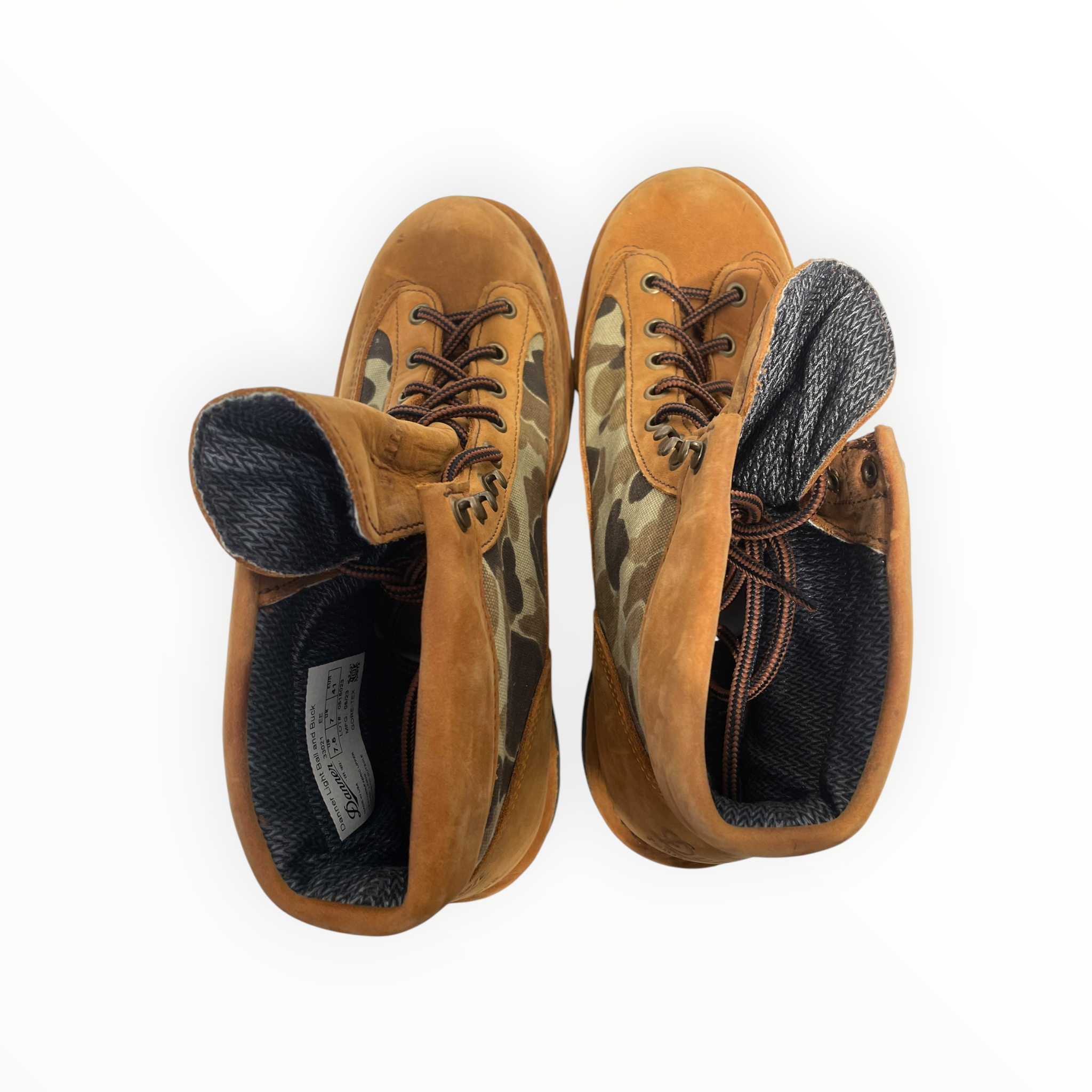 Danner/Lace Up Boots/US 8.5/Camouflage/Leather/BRW/ view 3