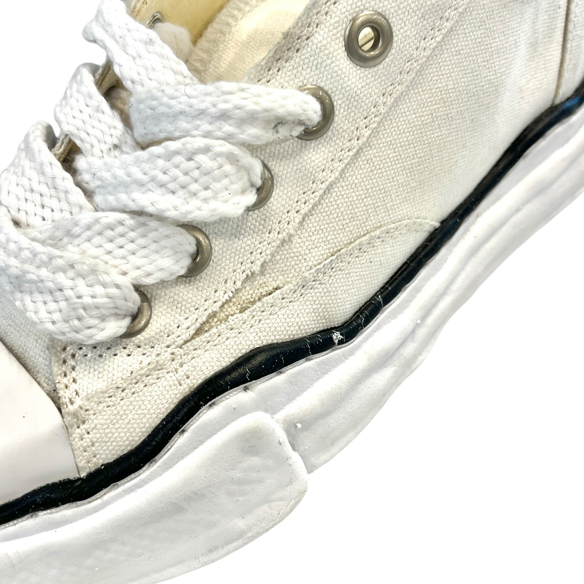MIHARA YASUHIRO/Low-Sneakers/EU 41/Cotton/WHT/ view 7