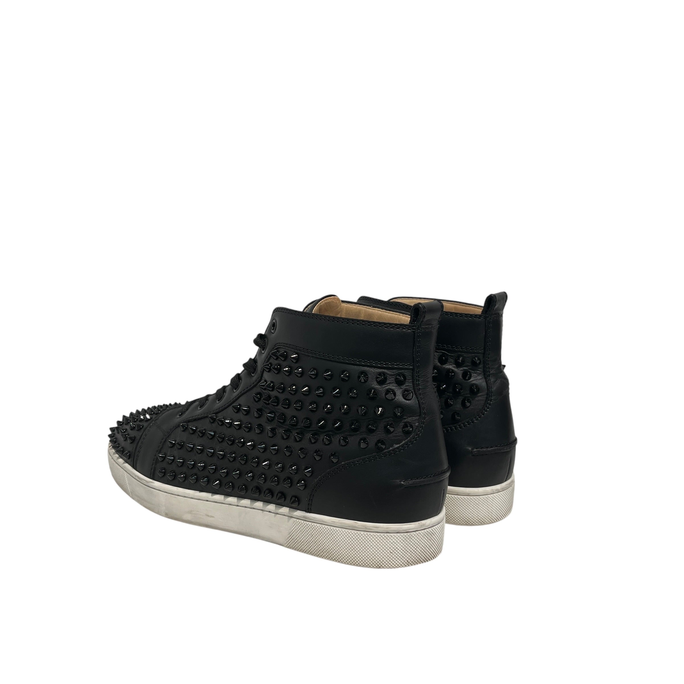 Christian Louboutin/Hi-Sneakers/EU 44/Leather/BLK/Louis Spike view 2