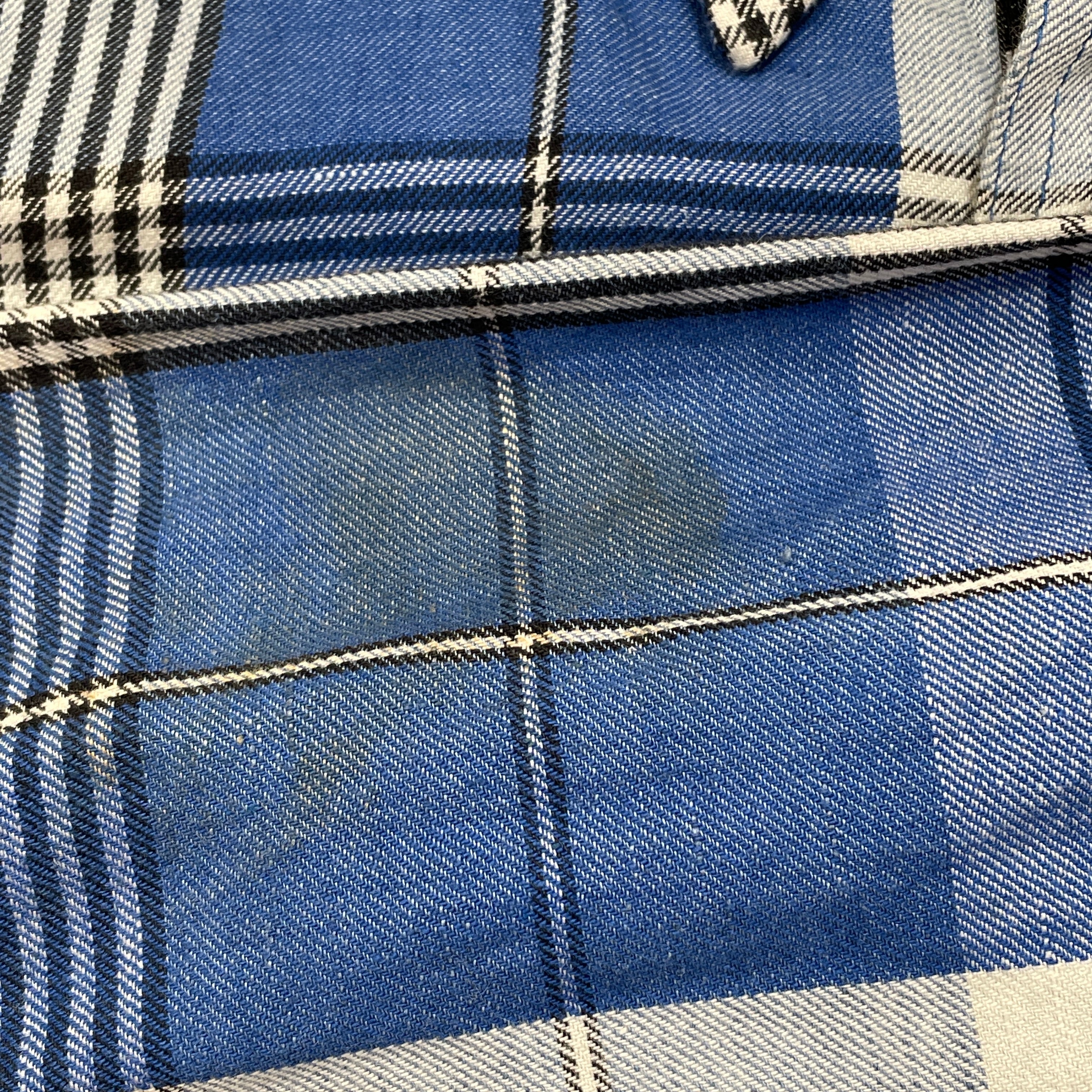 OFF-WHITE/Flannel Shirt/S/Cotton/BLU/Plaid/ view 5