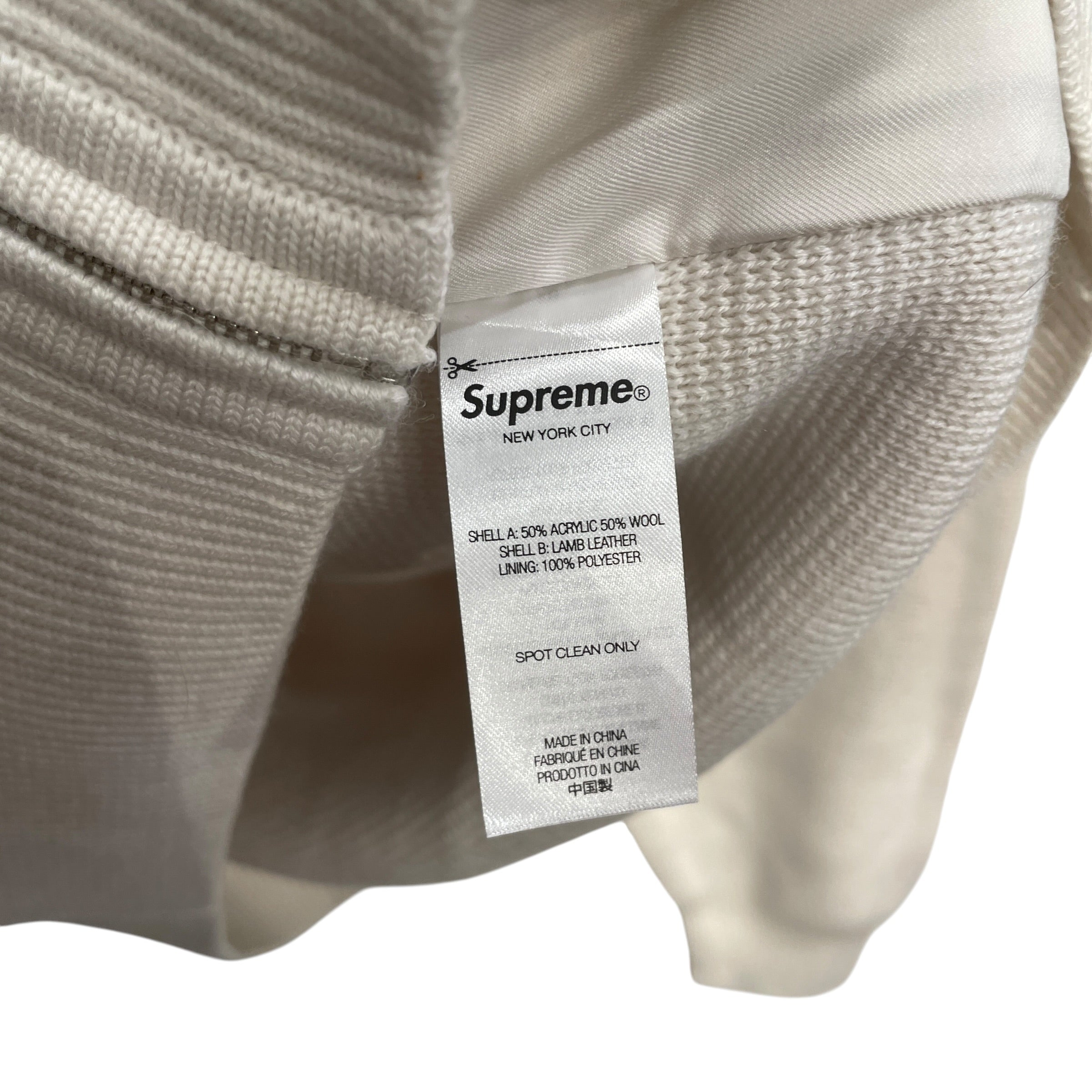 Supreme/Jacket/S/Acrylic/CRM/CROCHET ZIP-CARDIGAIN view 4
