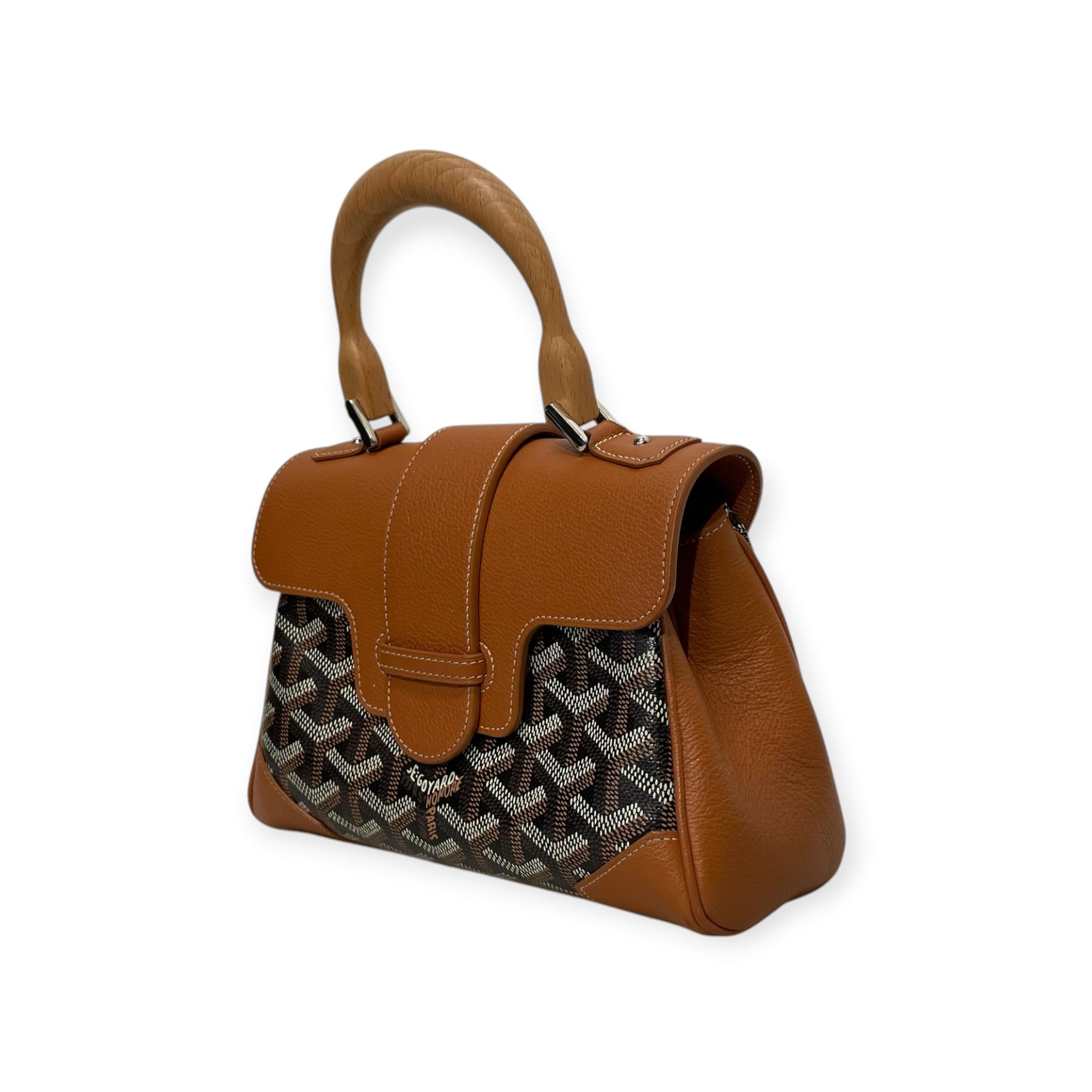 GOYARD/Hand Bag/Monogram/BRW/Mini Saigon view 5