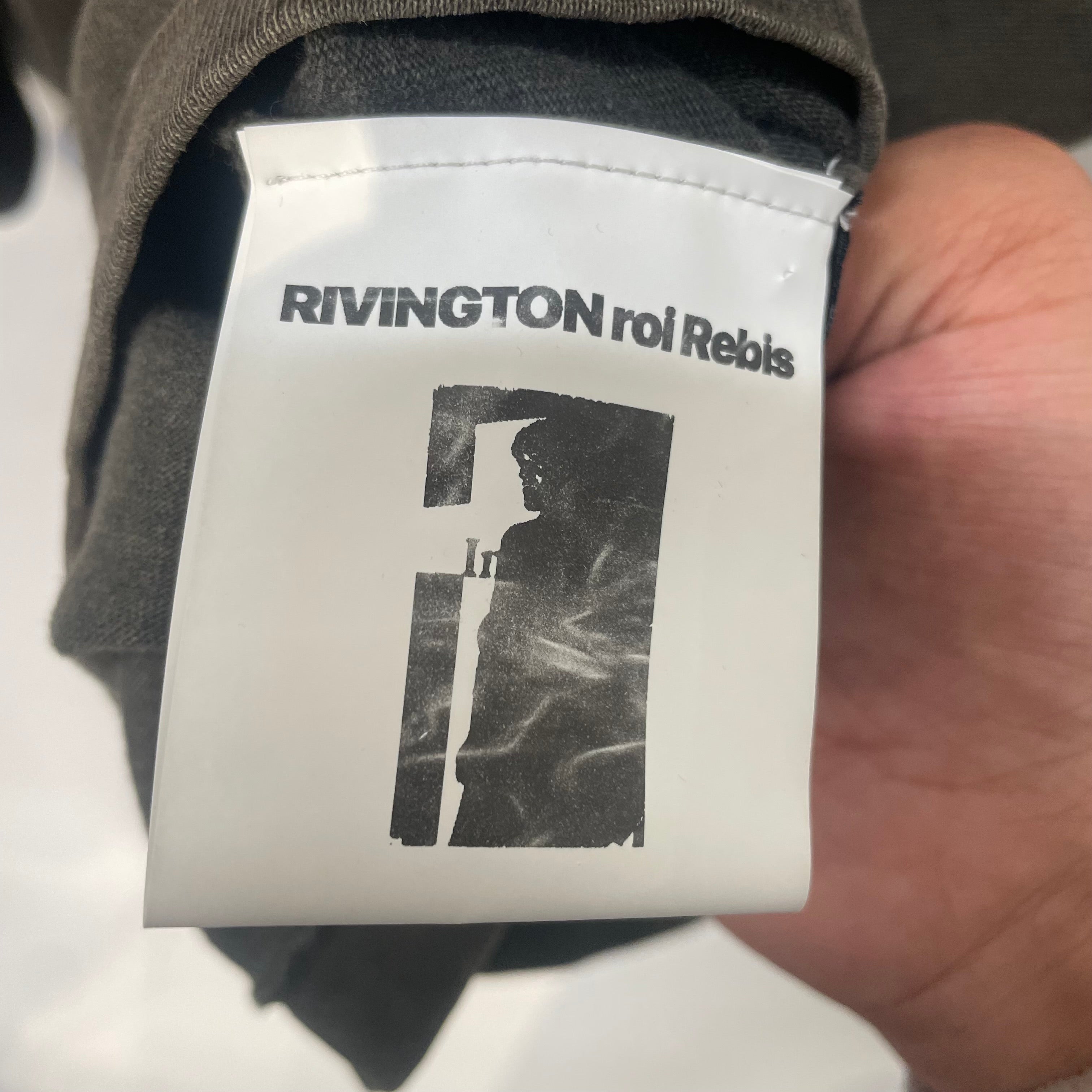 RRR123 RIVINGTON roi Rebis/T-Shirt/Cotton/BLK/Graphic/'MY FATHERS HOUSE' CVA view 6