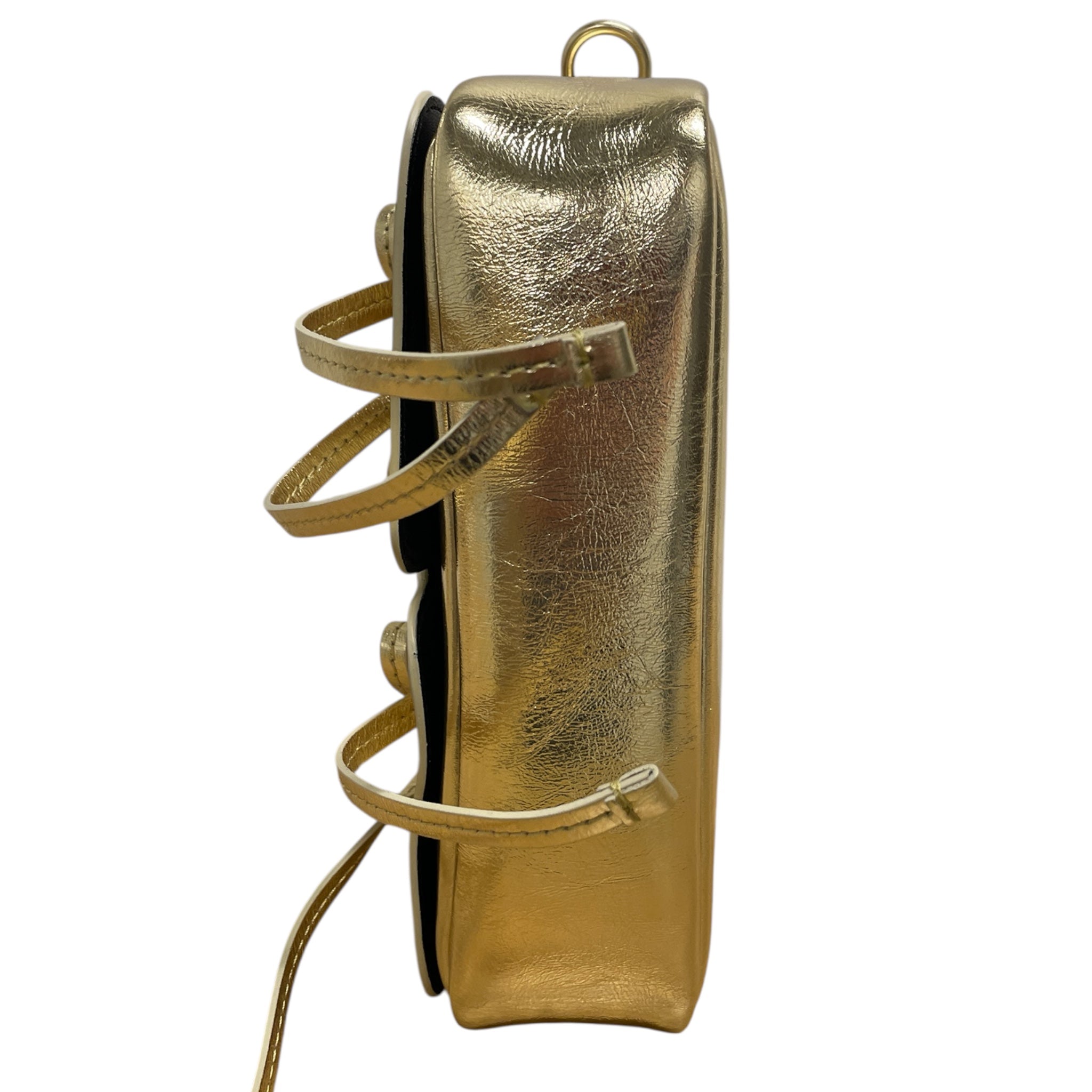 Acne Studios/Bag/Leather/GLD/MULTI POCKET HEART CHARM view 3