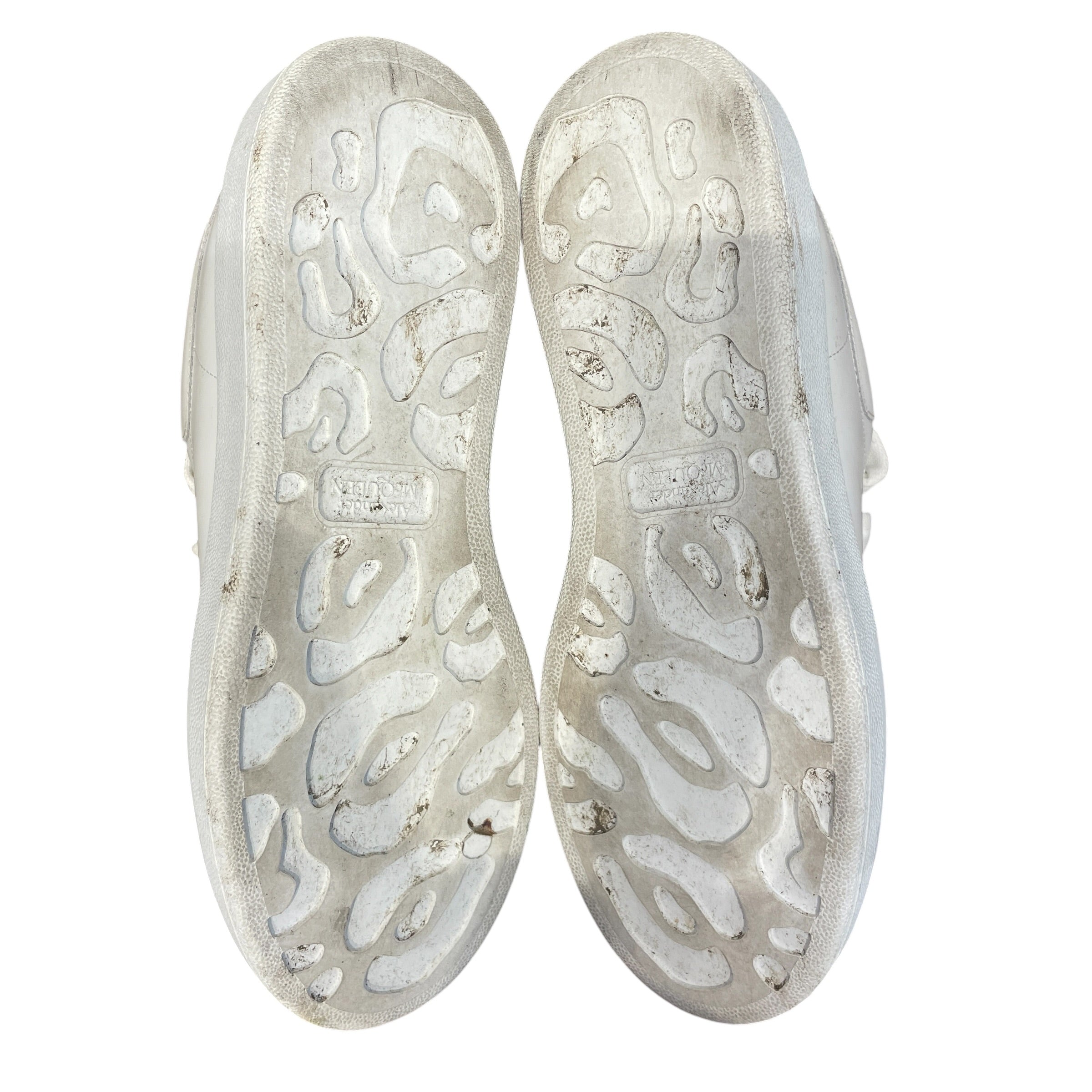 Alexander McQueen/Low-Sneakers/US 8/Leather/WHT/larry sneaker white mcqueen view 5