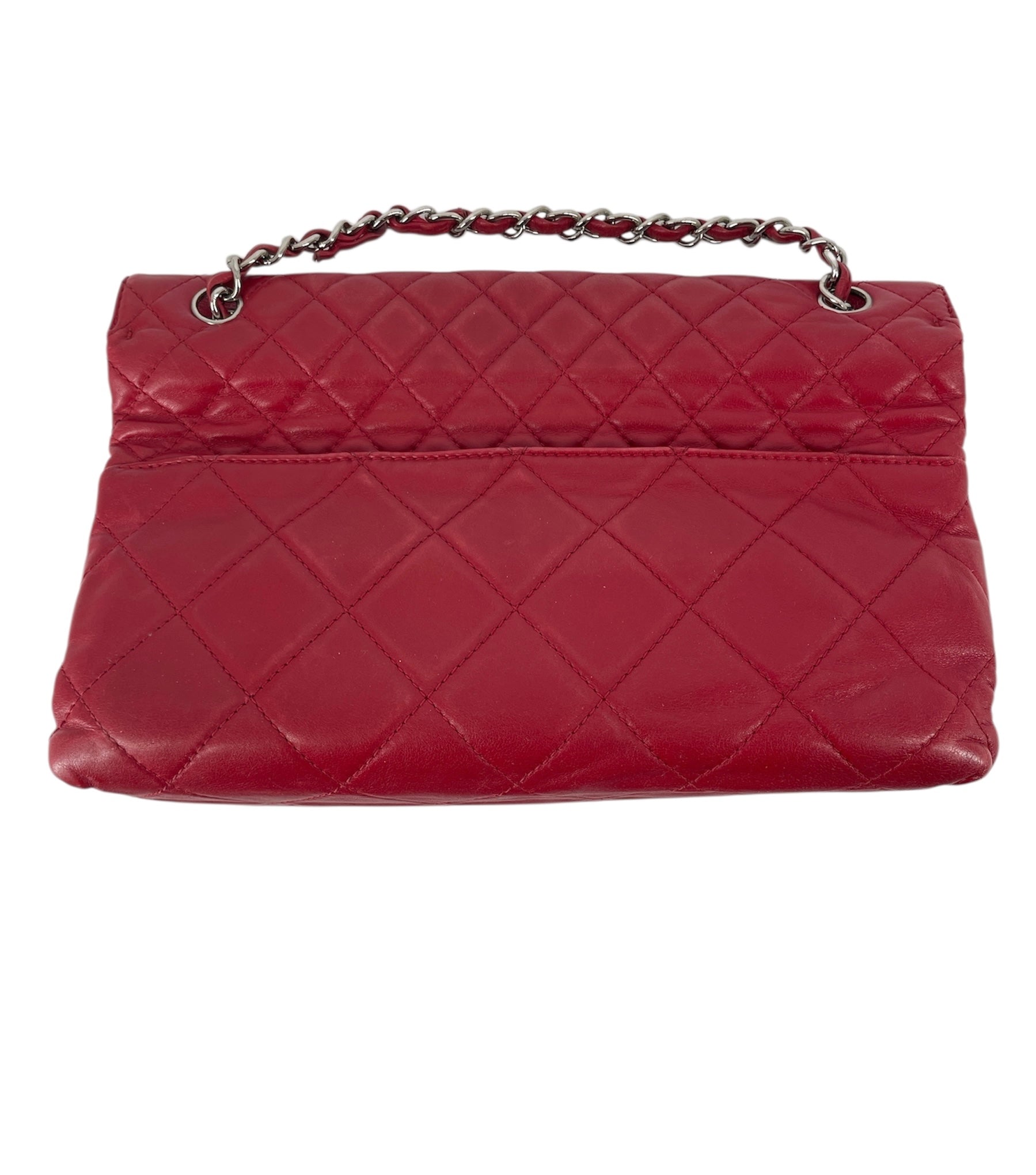 CHANEL/Hand Bag/Leather/RED/14676754 view 2